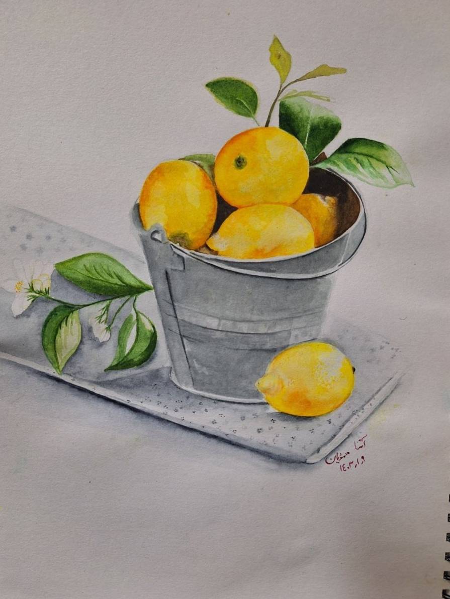 Lemon and spring orange. Artmiss. Naghash