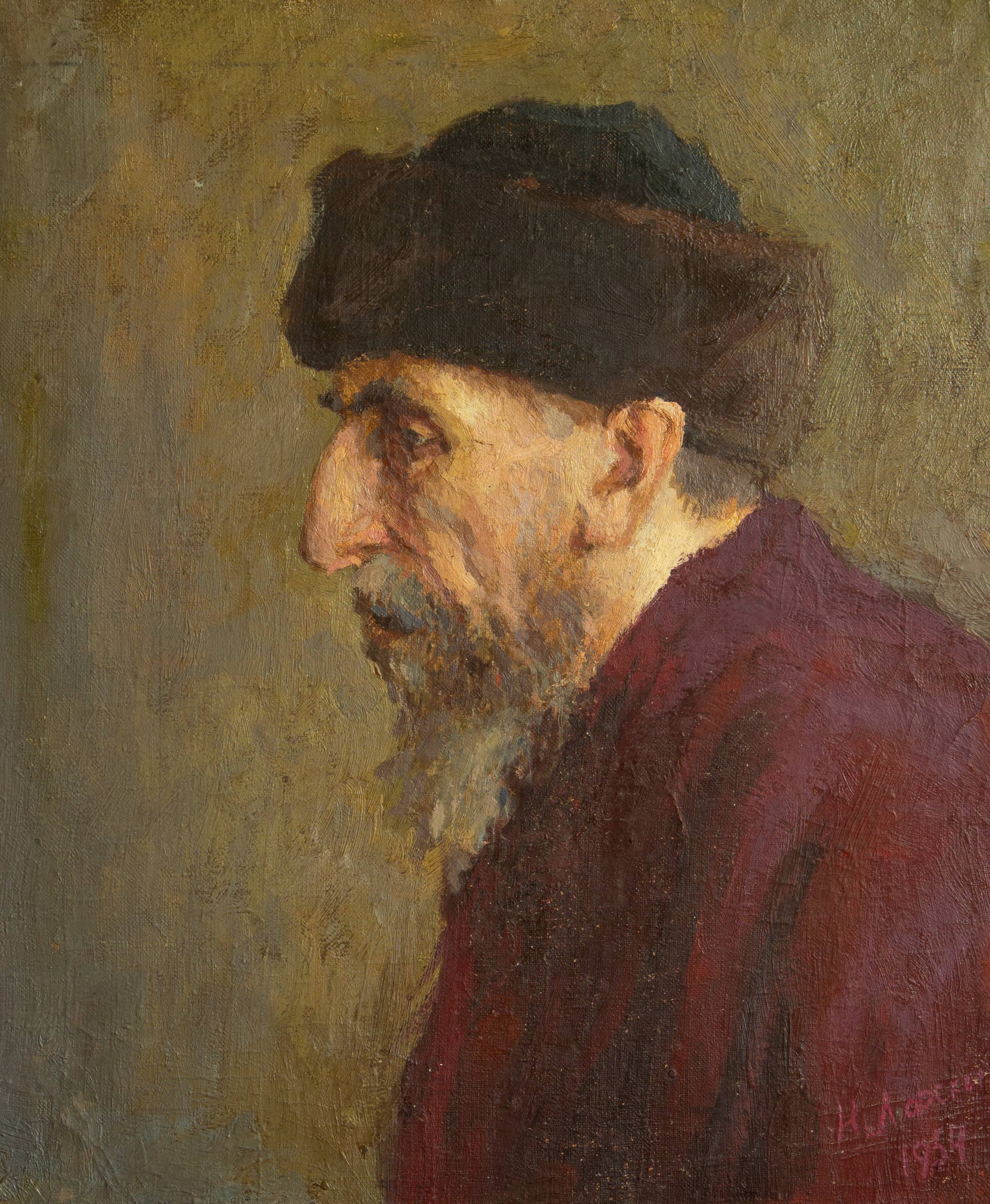 Porträt eines alten Mannes. Nikolai Larsky (03.01.1937-15.03.2018) Axel Zwiener