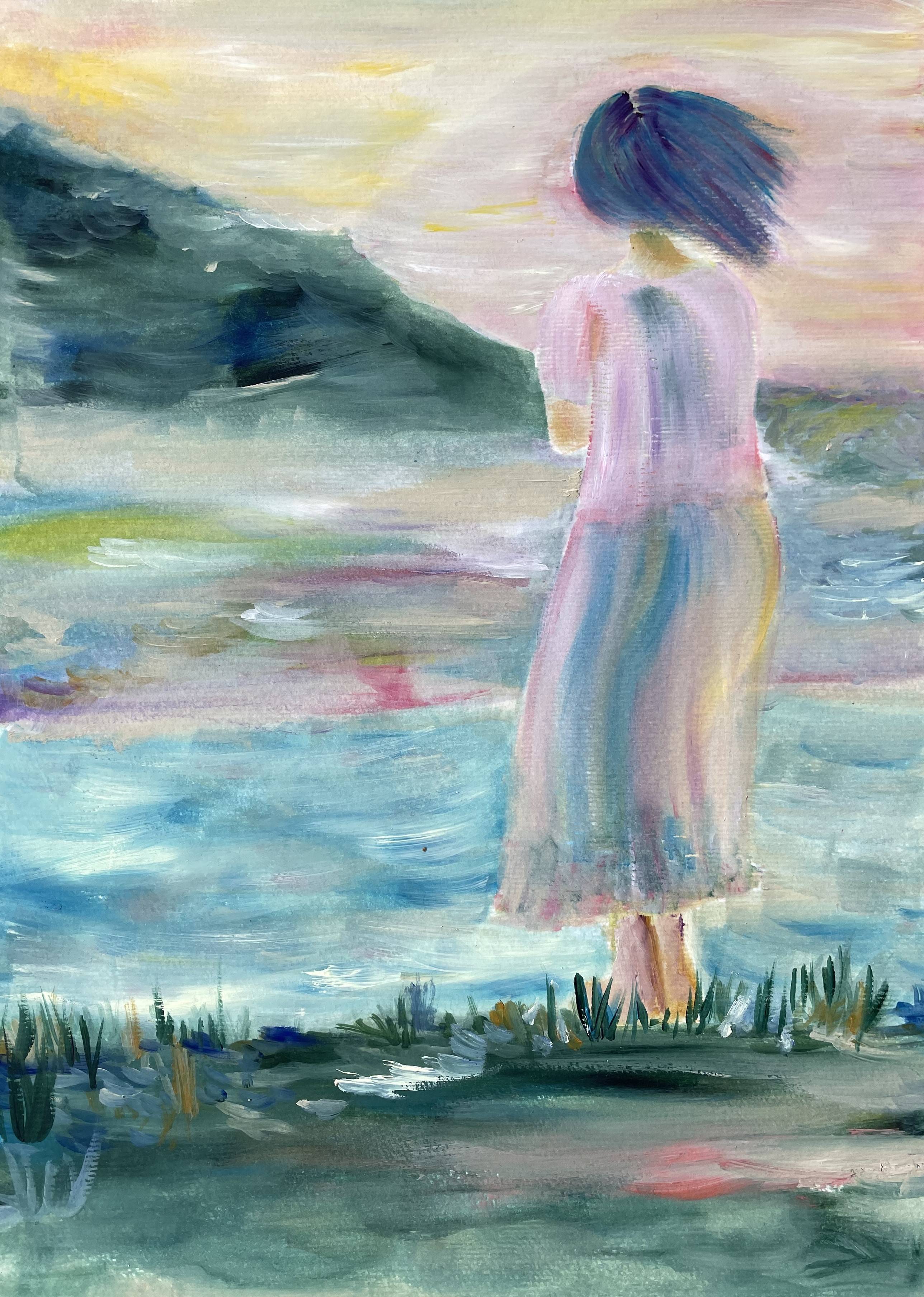 Bord du lac. Hooatoney Courbet