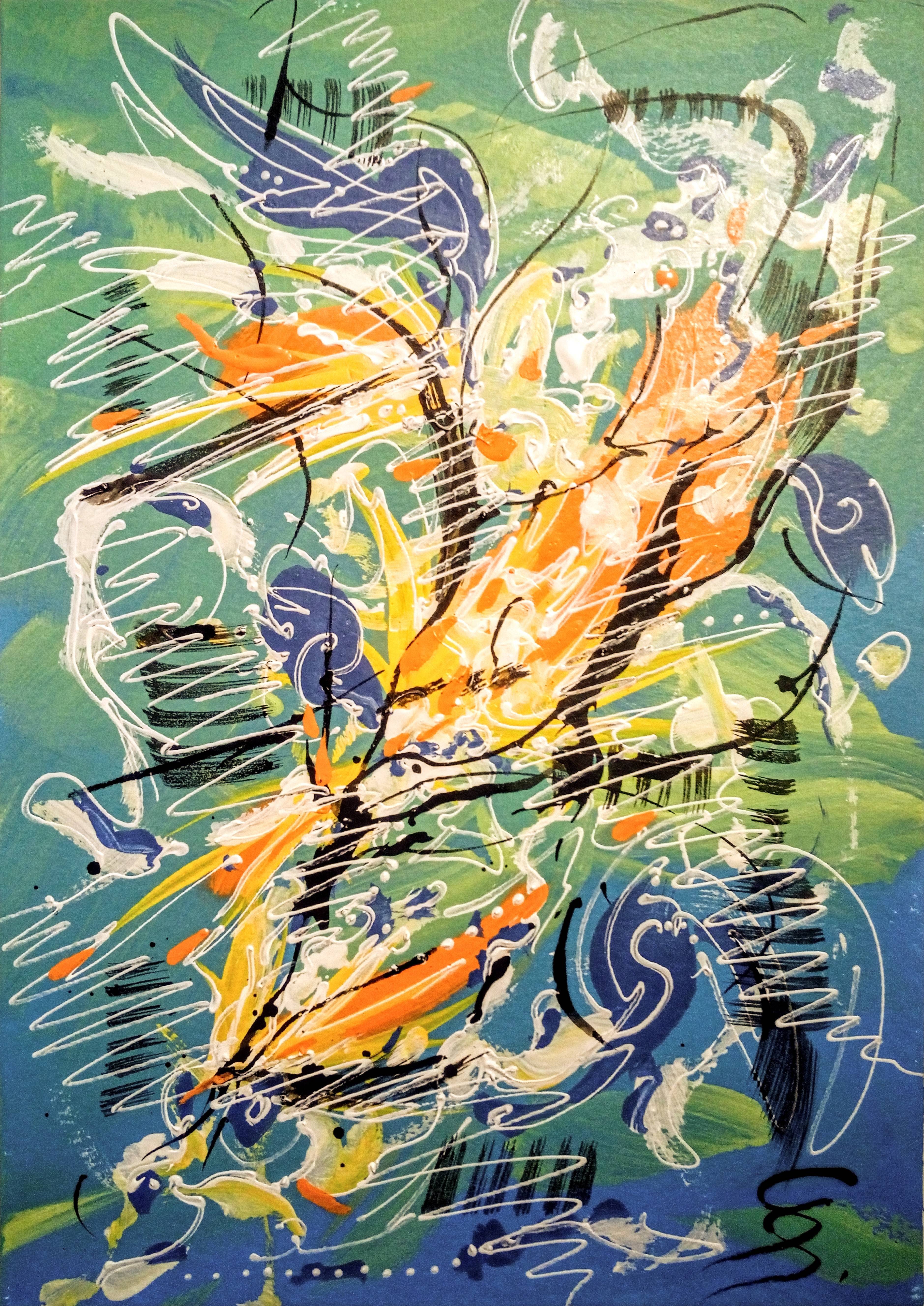 Orange dolphin. Ssokolovaart