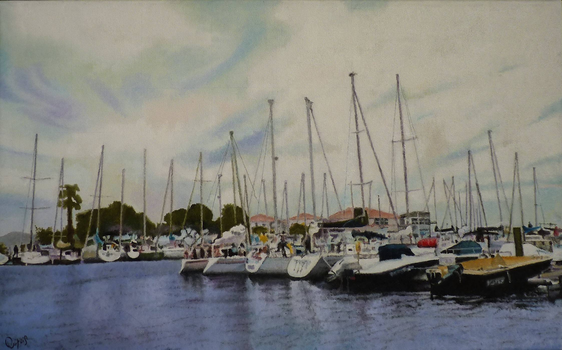 Le Port de Mèze. Dupuis Michel
