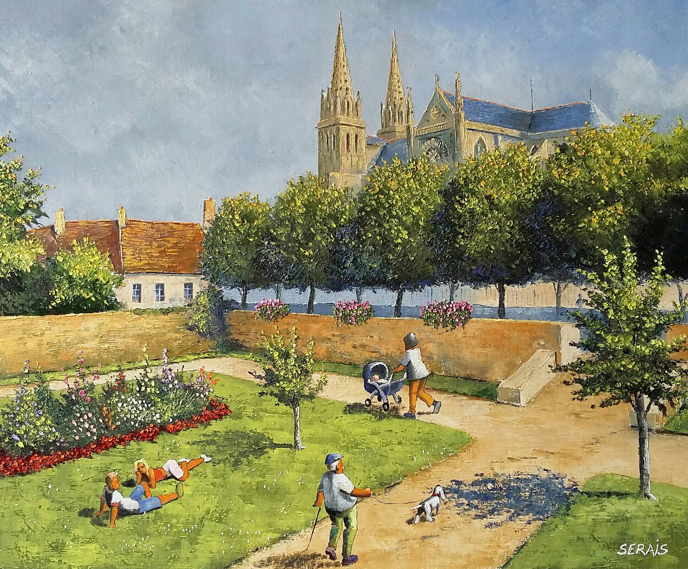 Sous la bienveillante protection de la Cathédrale. Serais Stéphan Stephan Serais