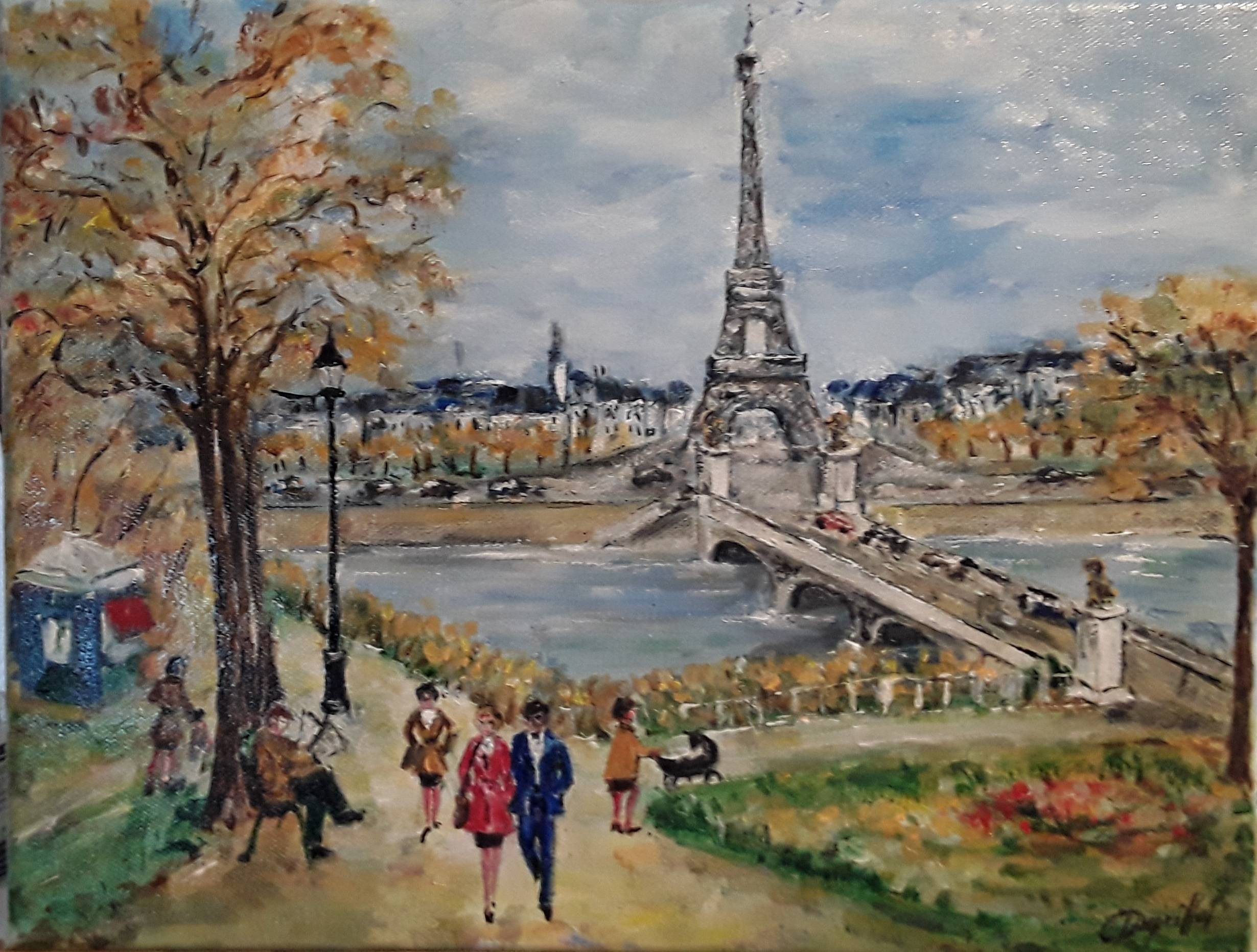 Parc vers le pont Alexandre III. 