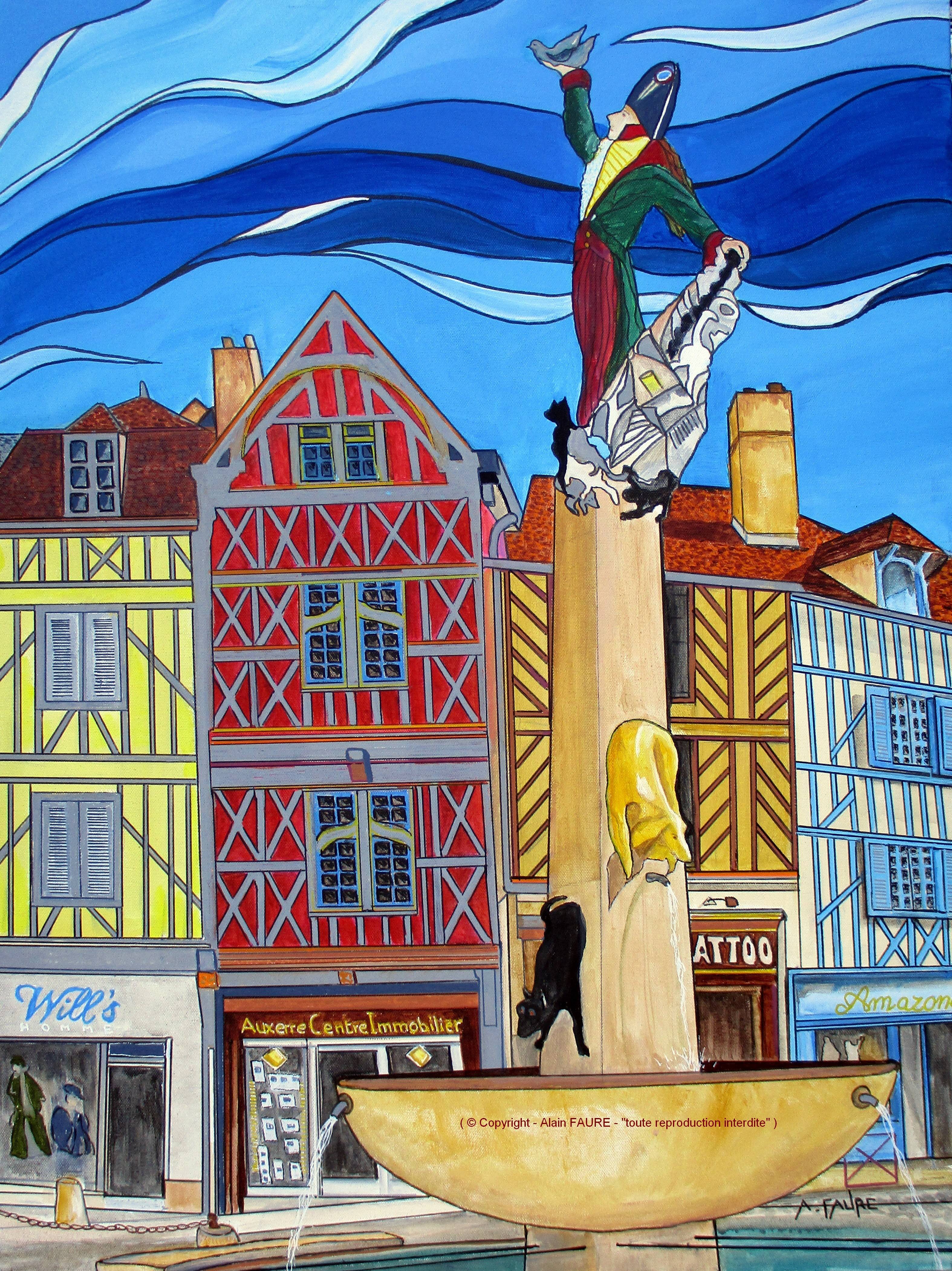 Cadet roussel. Alain Faure Alain Faure En Peinture