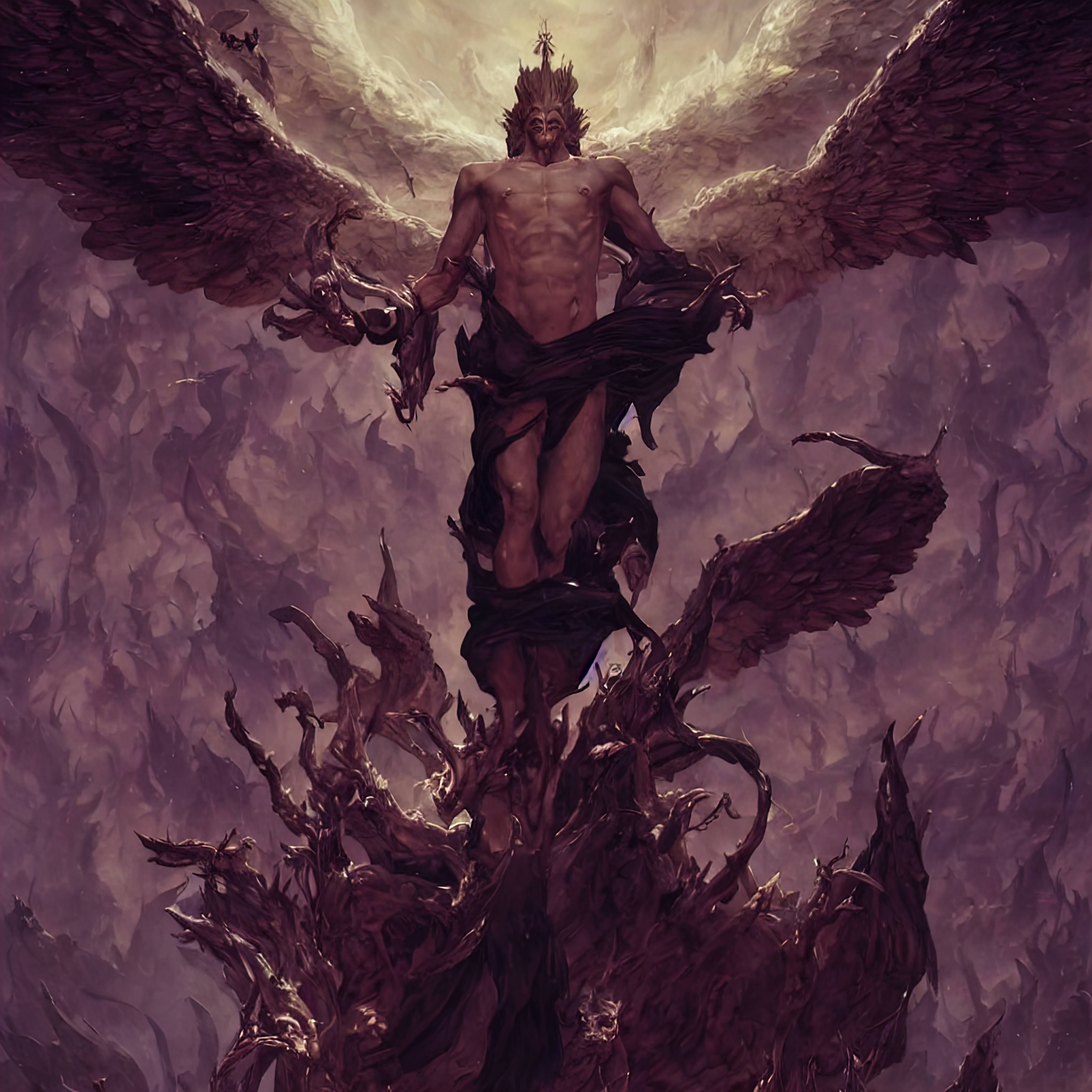 Lucifer expulsado del cielo. Vlad
