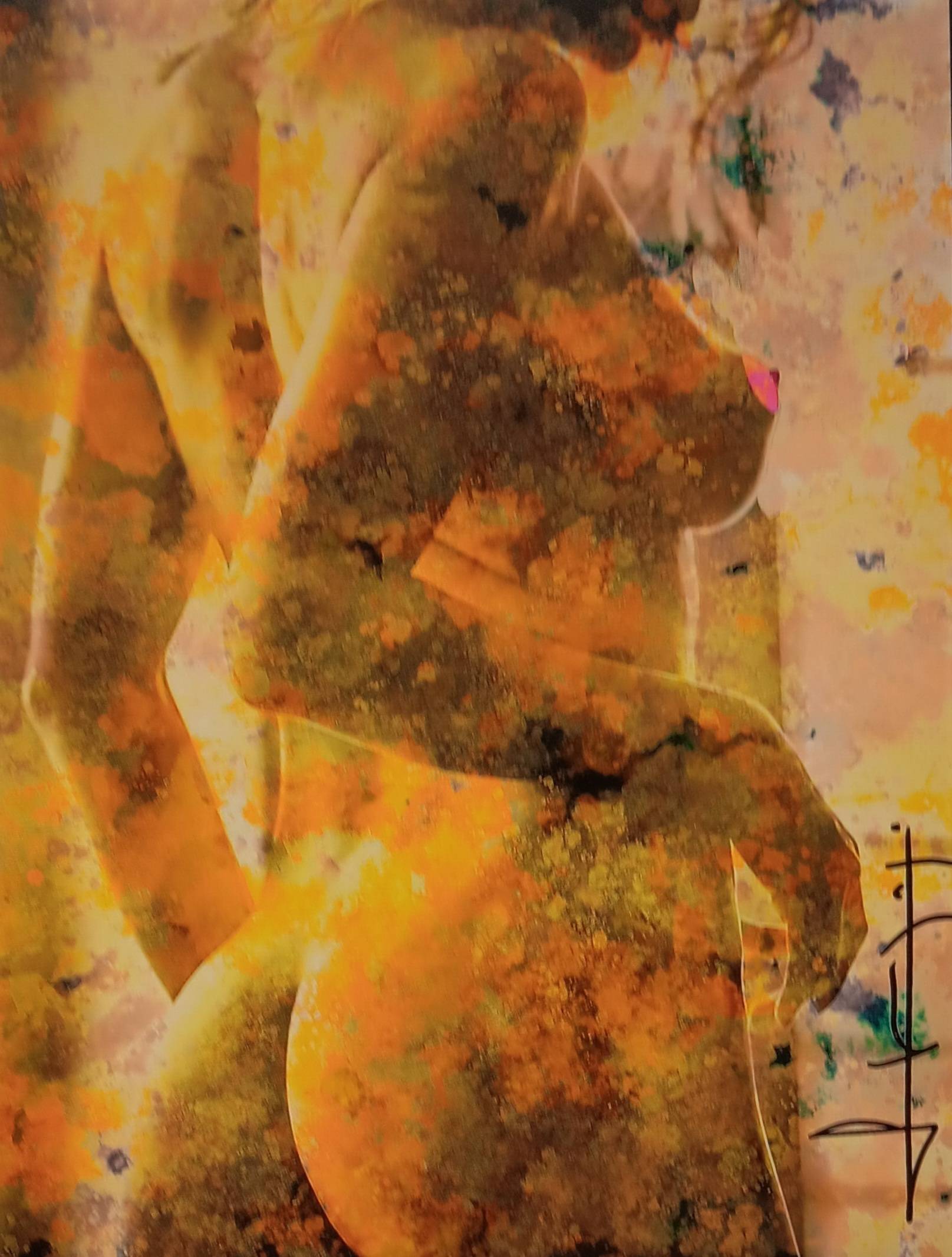 Fille bras sur hanches. Jean-Jacques Copetta