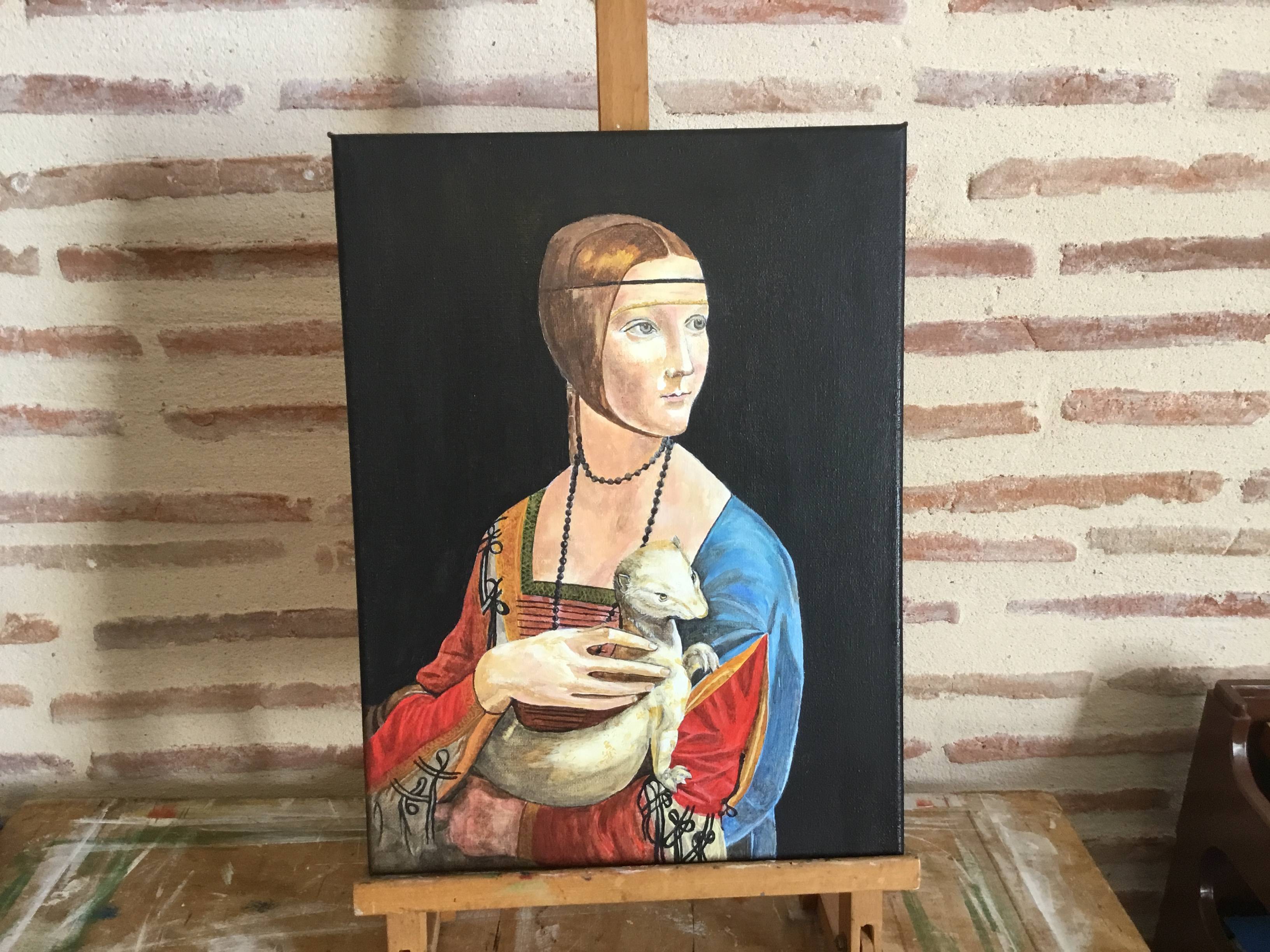 La dame à l’hermine. 