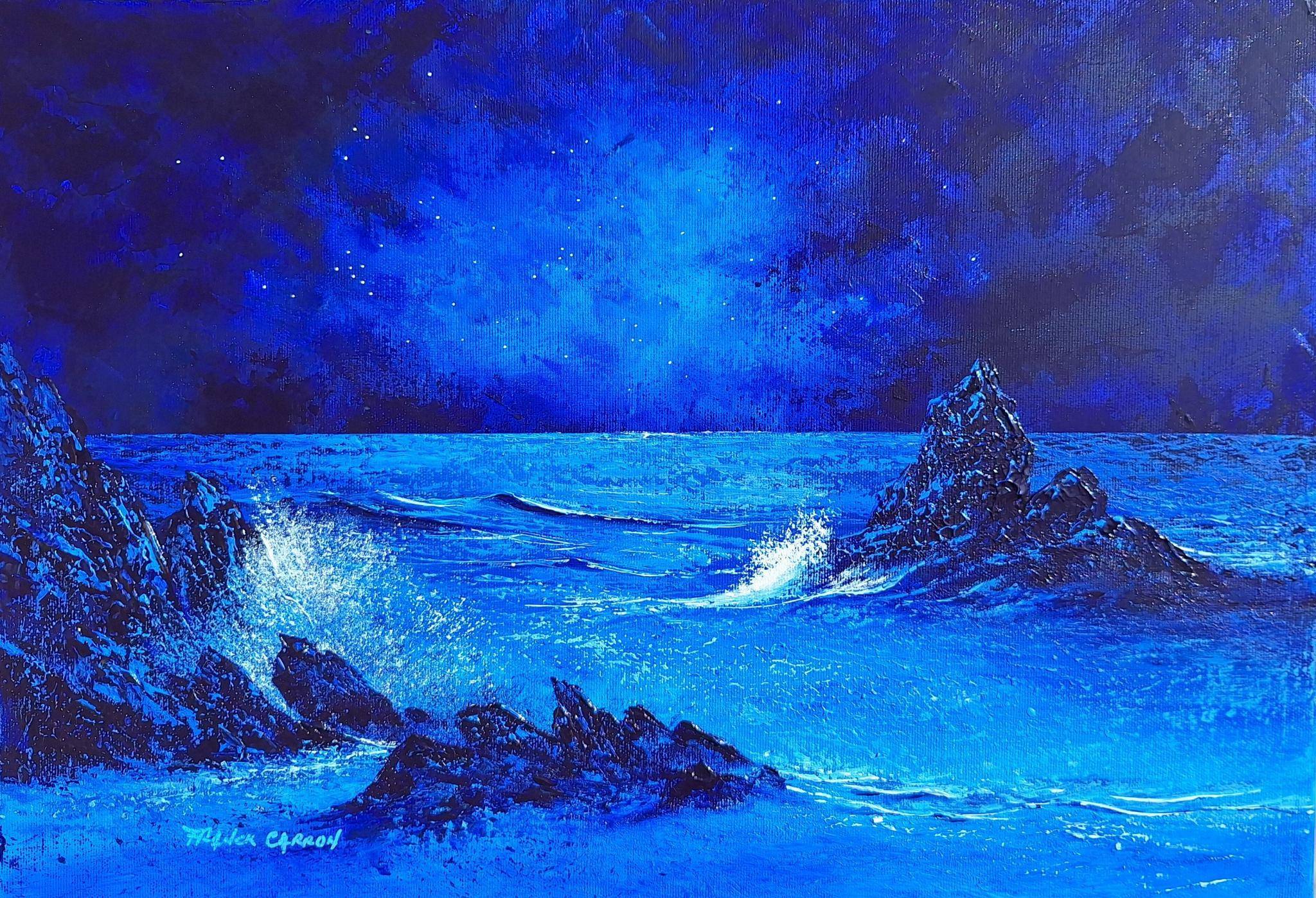Nuit bleue. Franck Carron