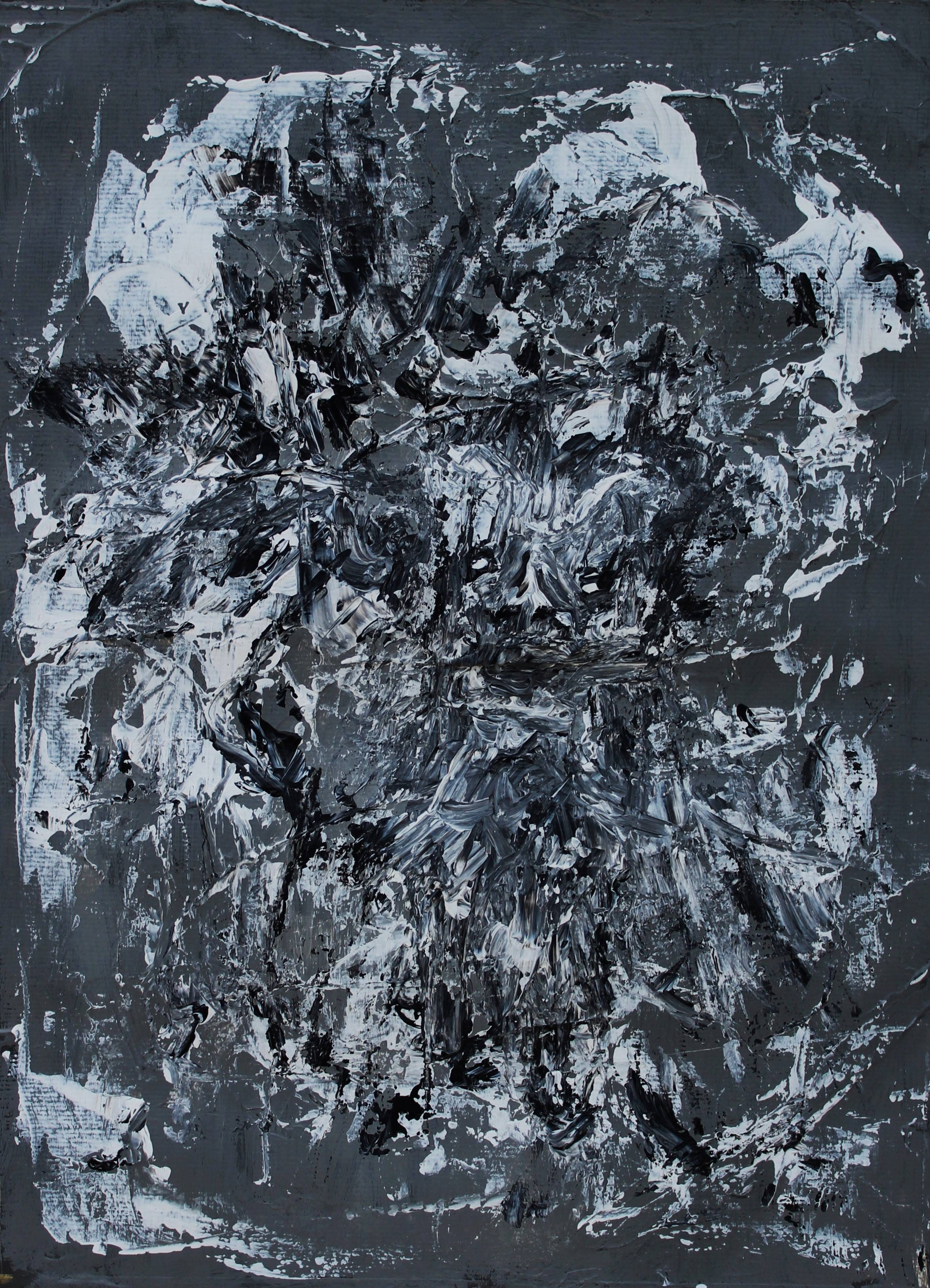 Nº111 (acrylique sur toile 42X29.7cm). 