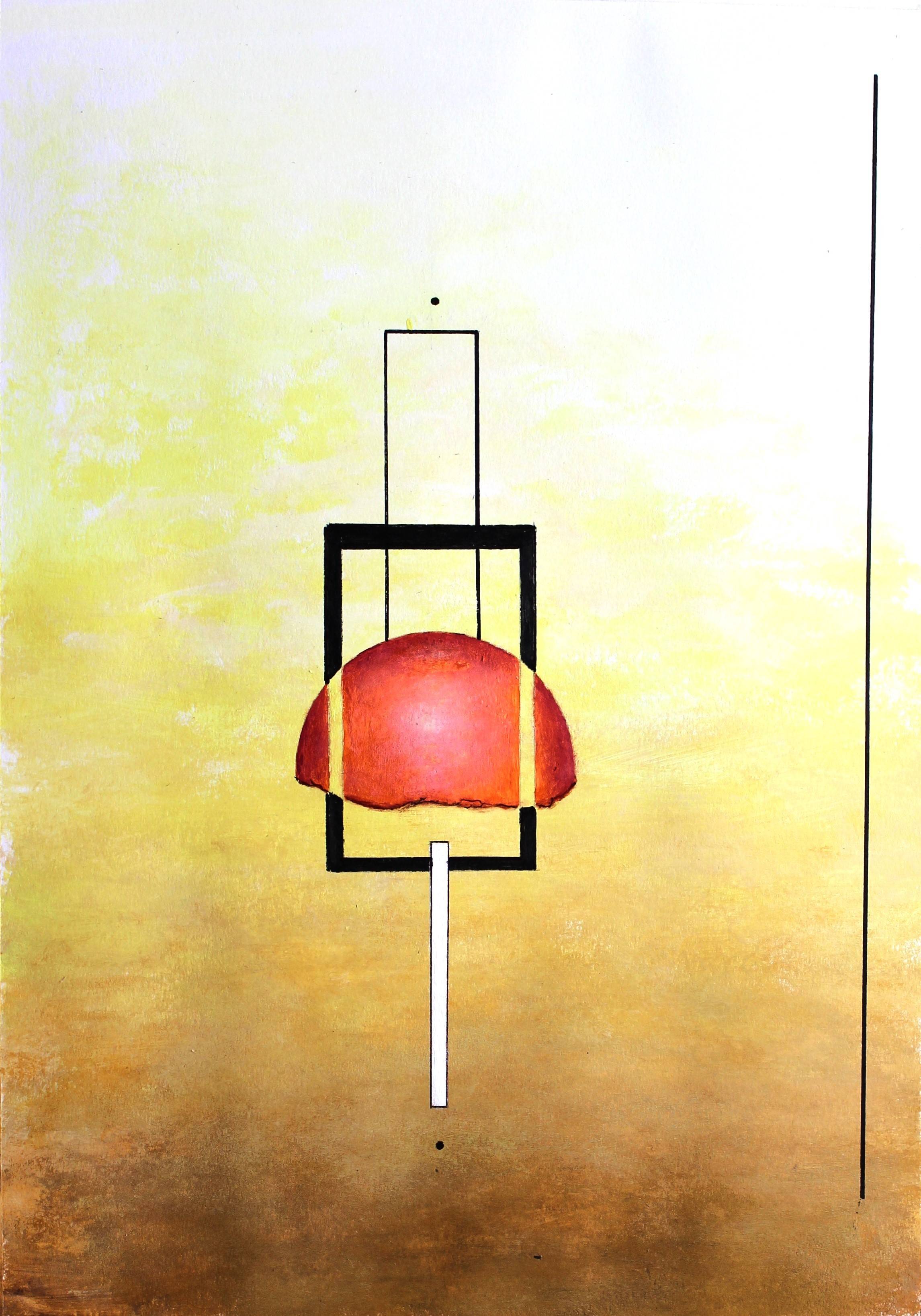 N°699 (acrylique sur papier 42cm X 29.7cm). 