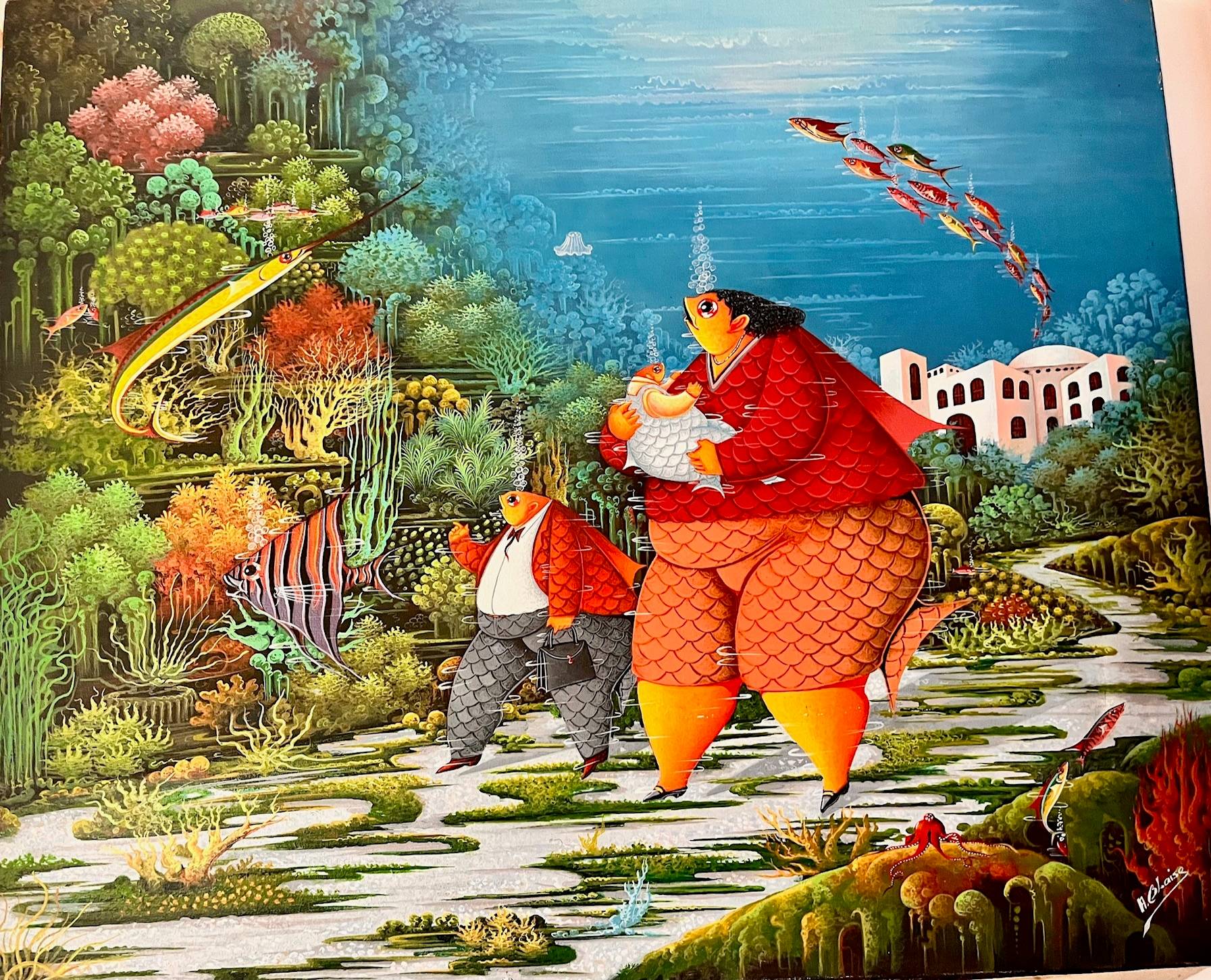 Famille poisson. Antoine Agapitos