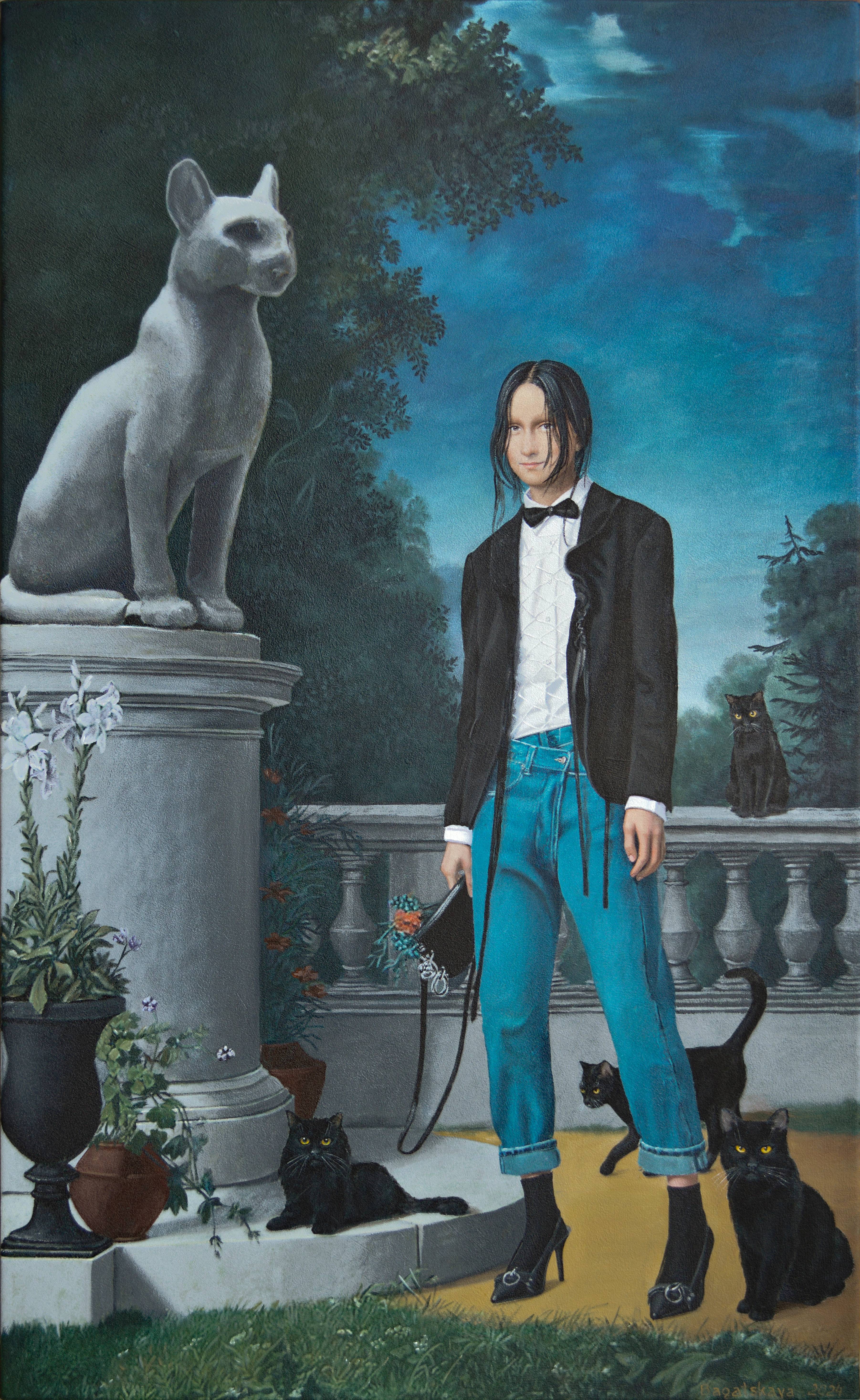 Contemporary portrait «Cat Country». Nataliya Bagatskaya