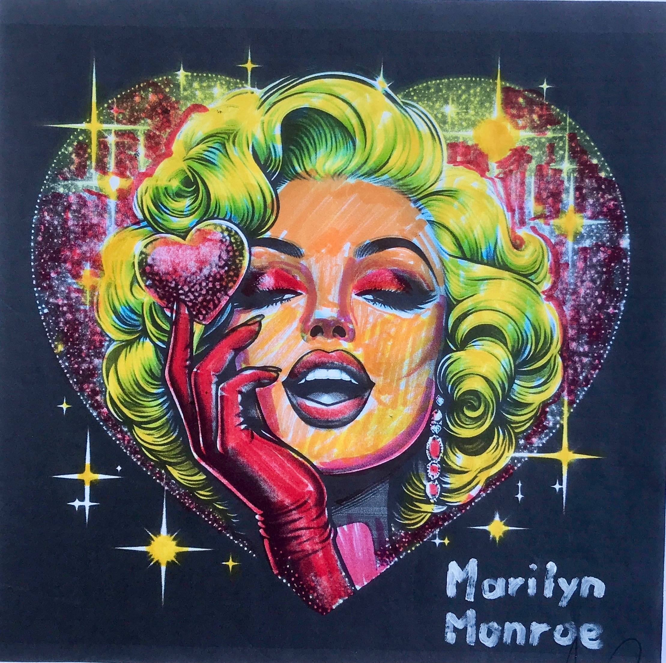 «Hommage an Marilyn Monroe» von 2023. Grafe/art