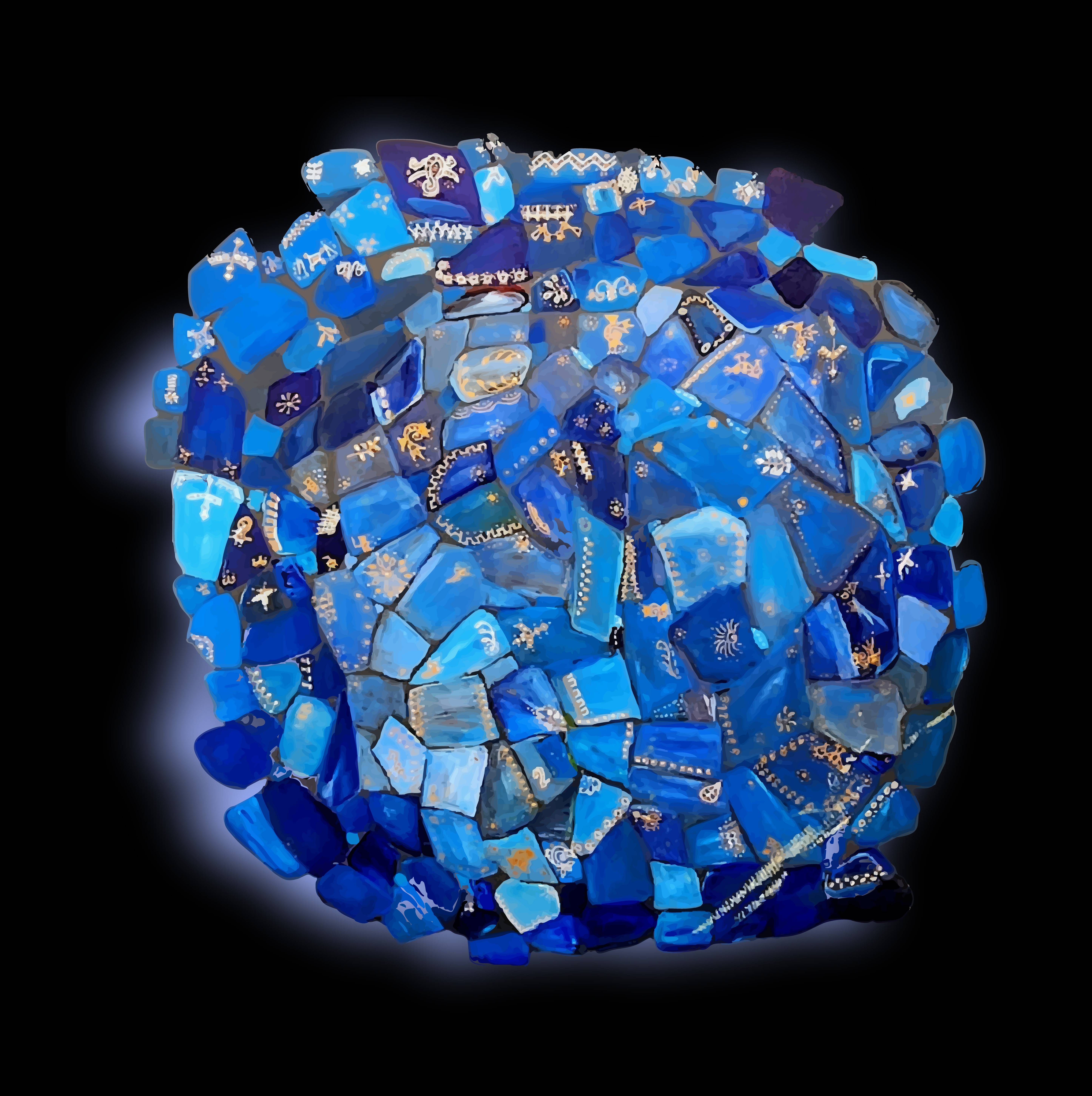 Blue painting. Natalia Flaherty Natalia Flaherty