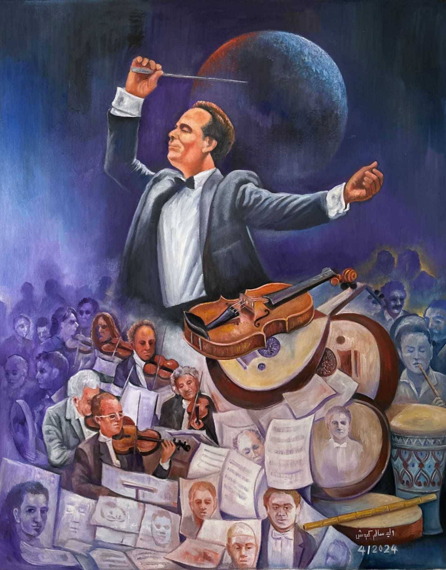 Maestro Western and Eastern music. Walid Kammoush