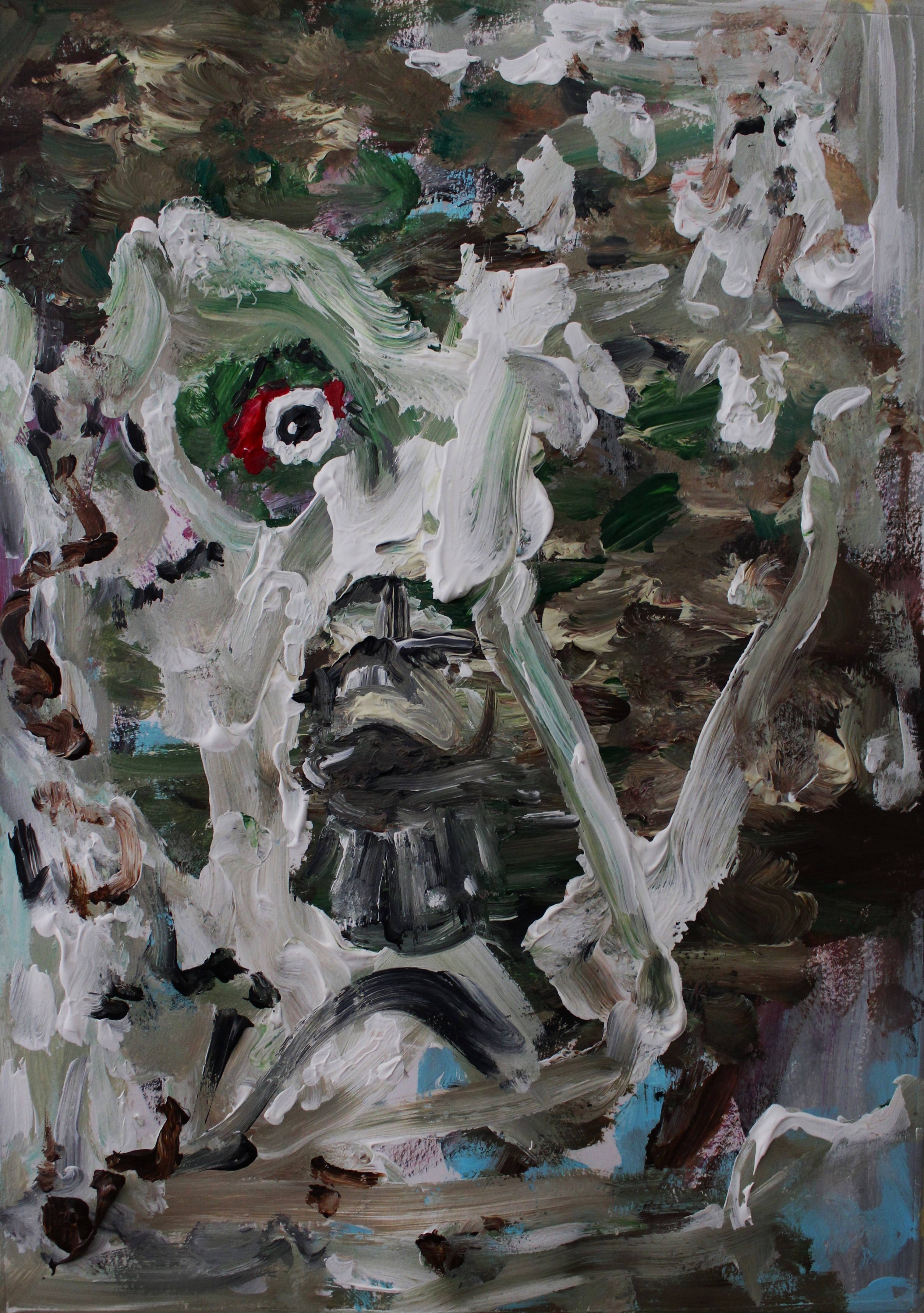 N°46567 (acrylique sur papier a3). 