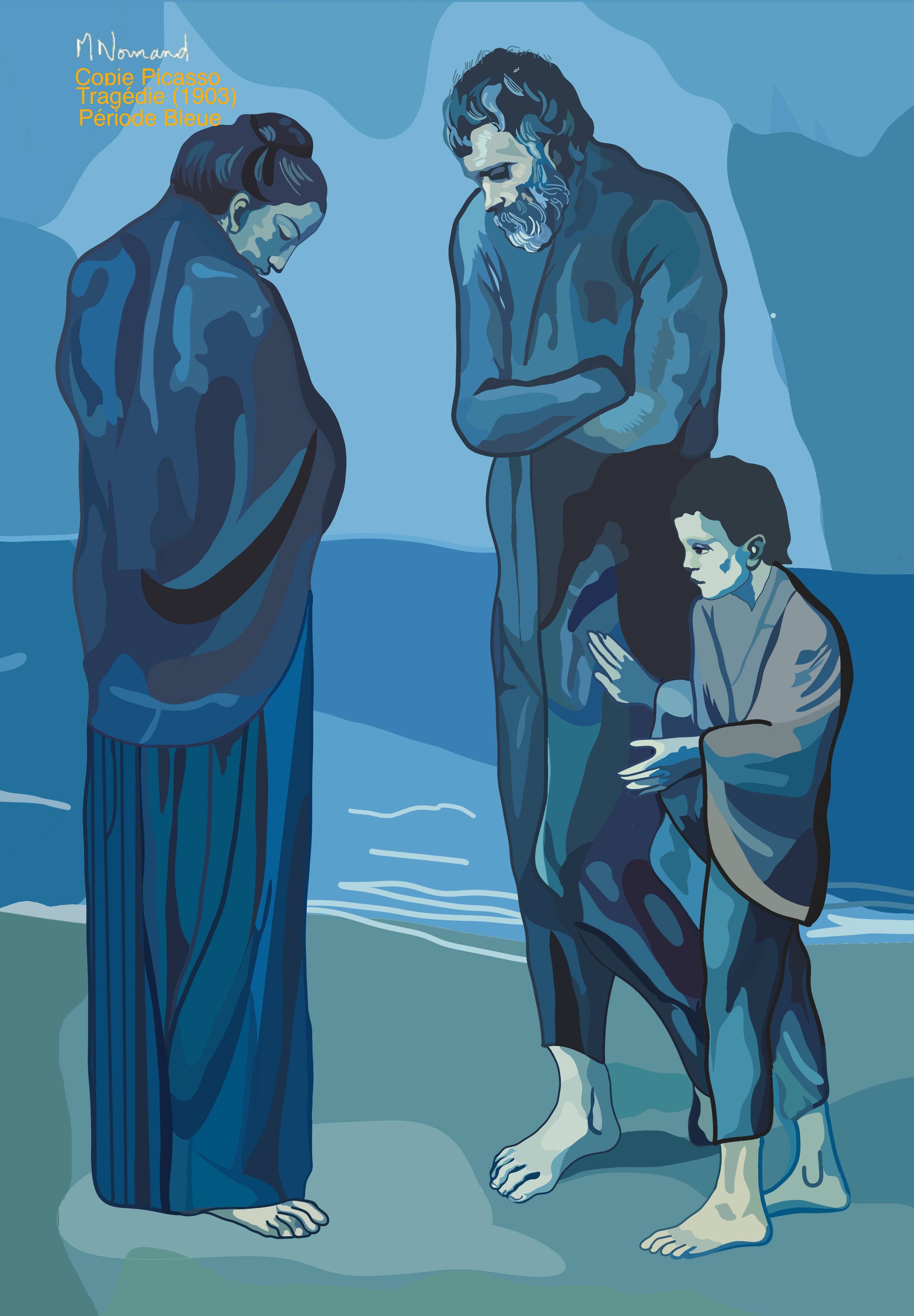 2024-12-17 Picasso - Tragédie (1903). Michel Normand