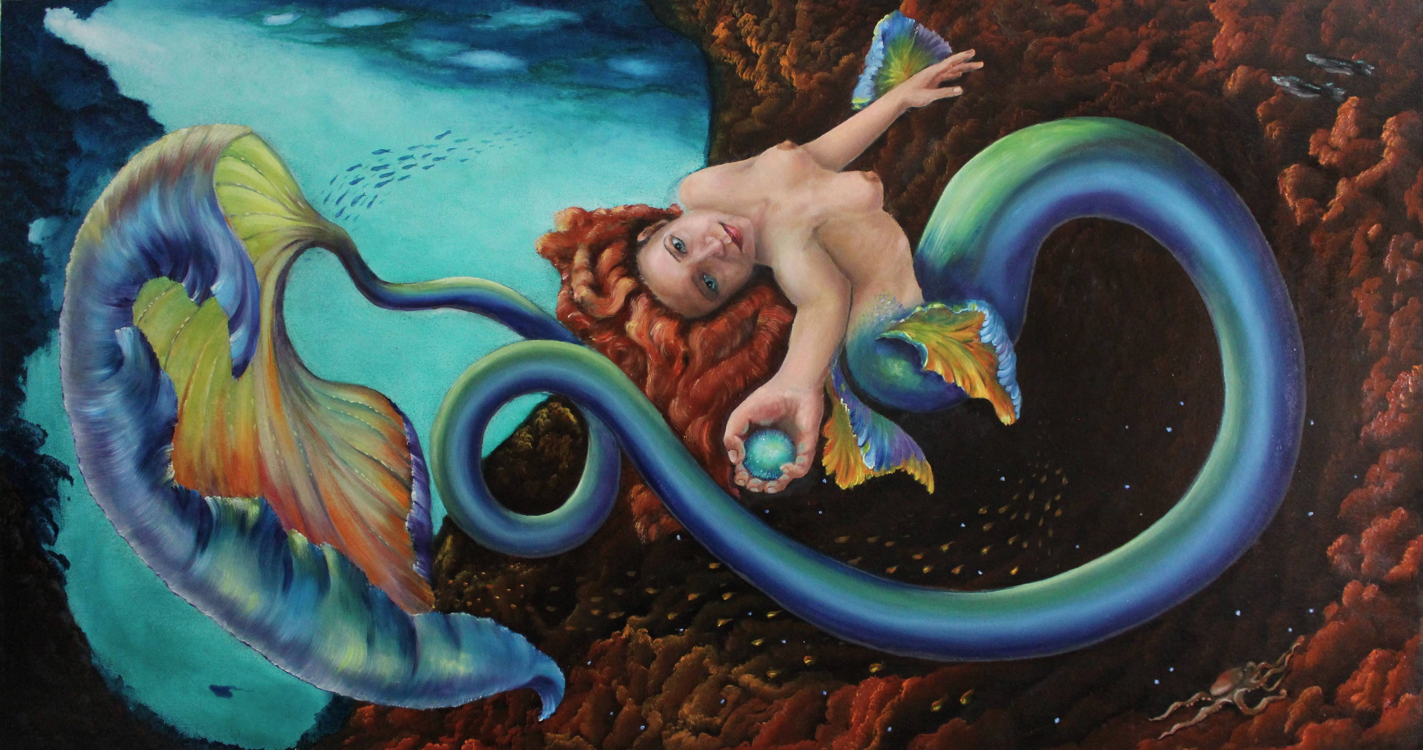 , The Gem'- oil painting. Daniela Hodea