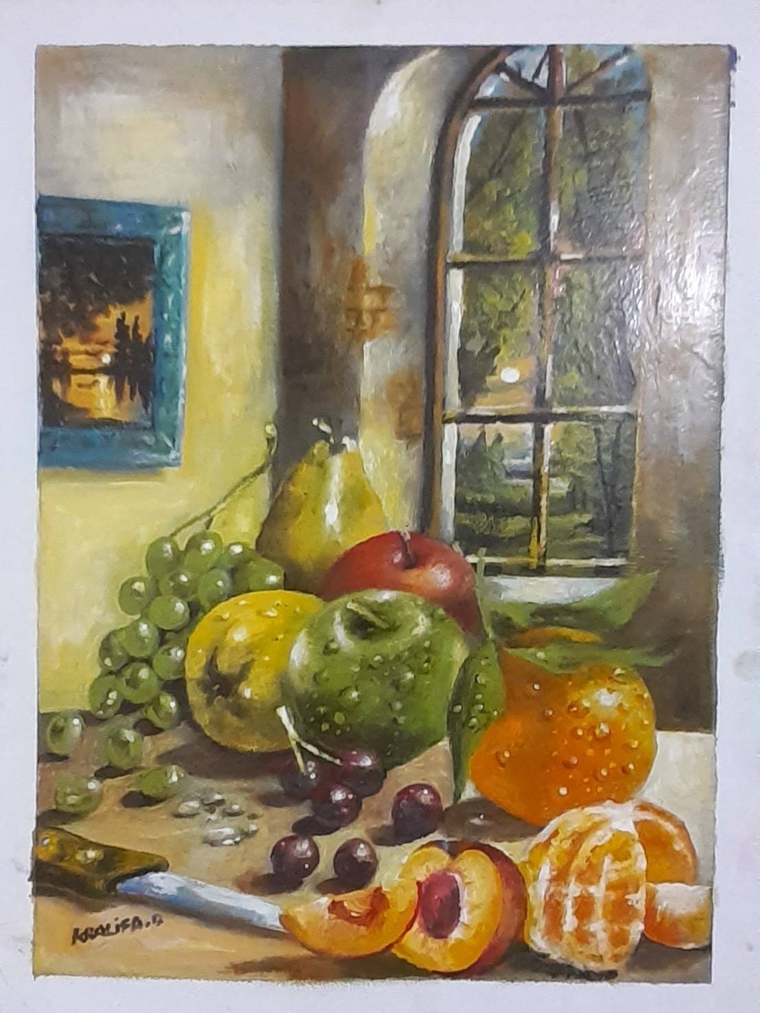 Couleurs pâles. Baghdadi Kralifa