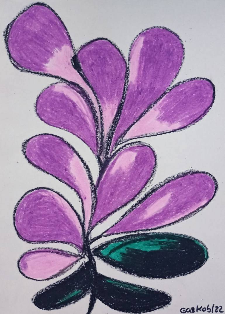Mauve flower. A Gazkob