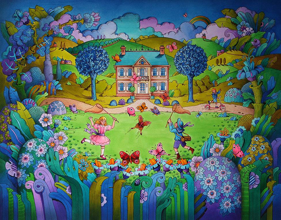 La Château Bleu. Jean-Paul Barthe