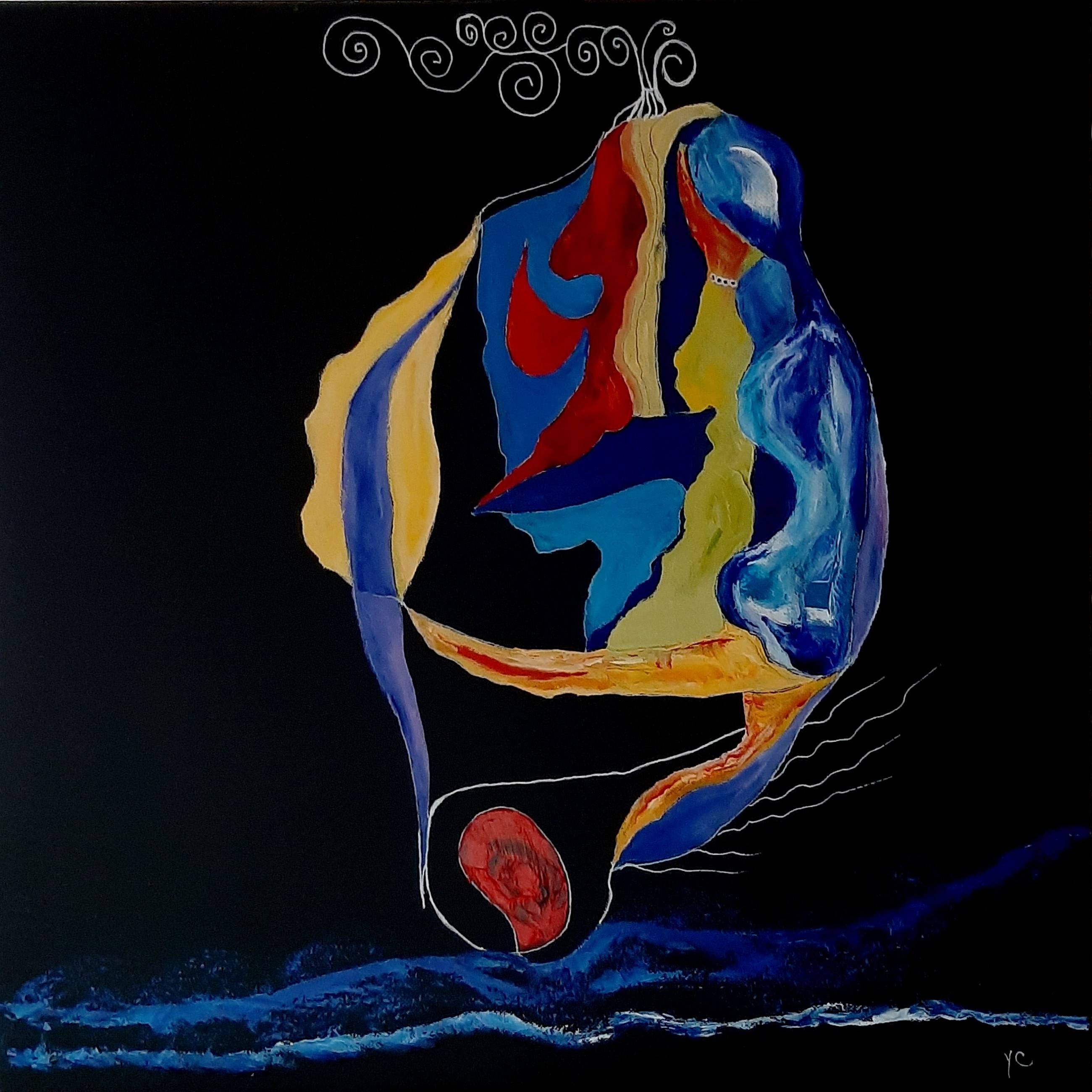 Vaisseau spatial. Yvette Caufriez