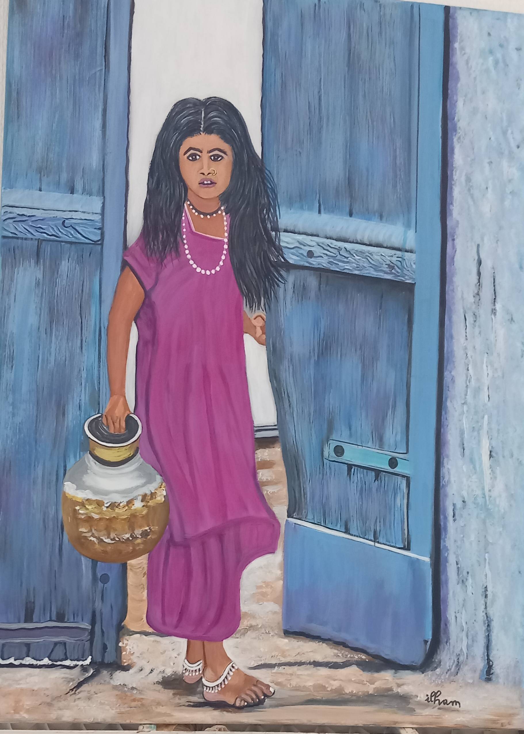 Une indienne.  Ilham Sifi