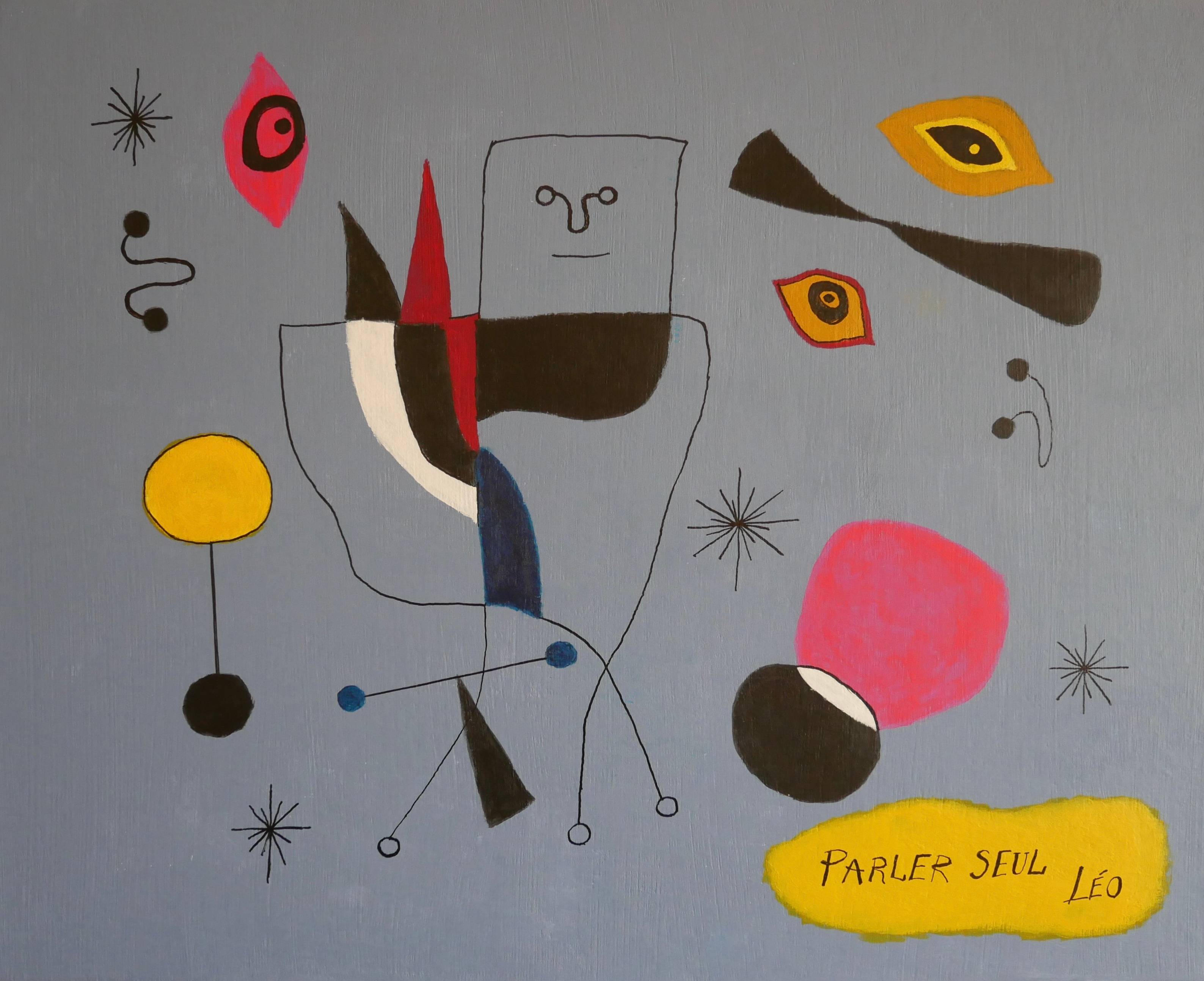 Peindre à la manière de miro ! (Estupendo ! ). Léo