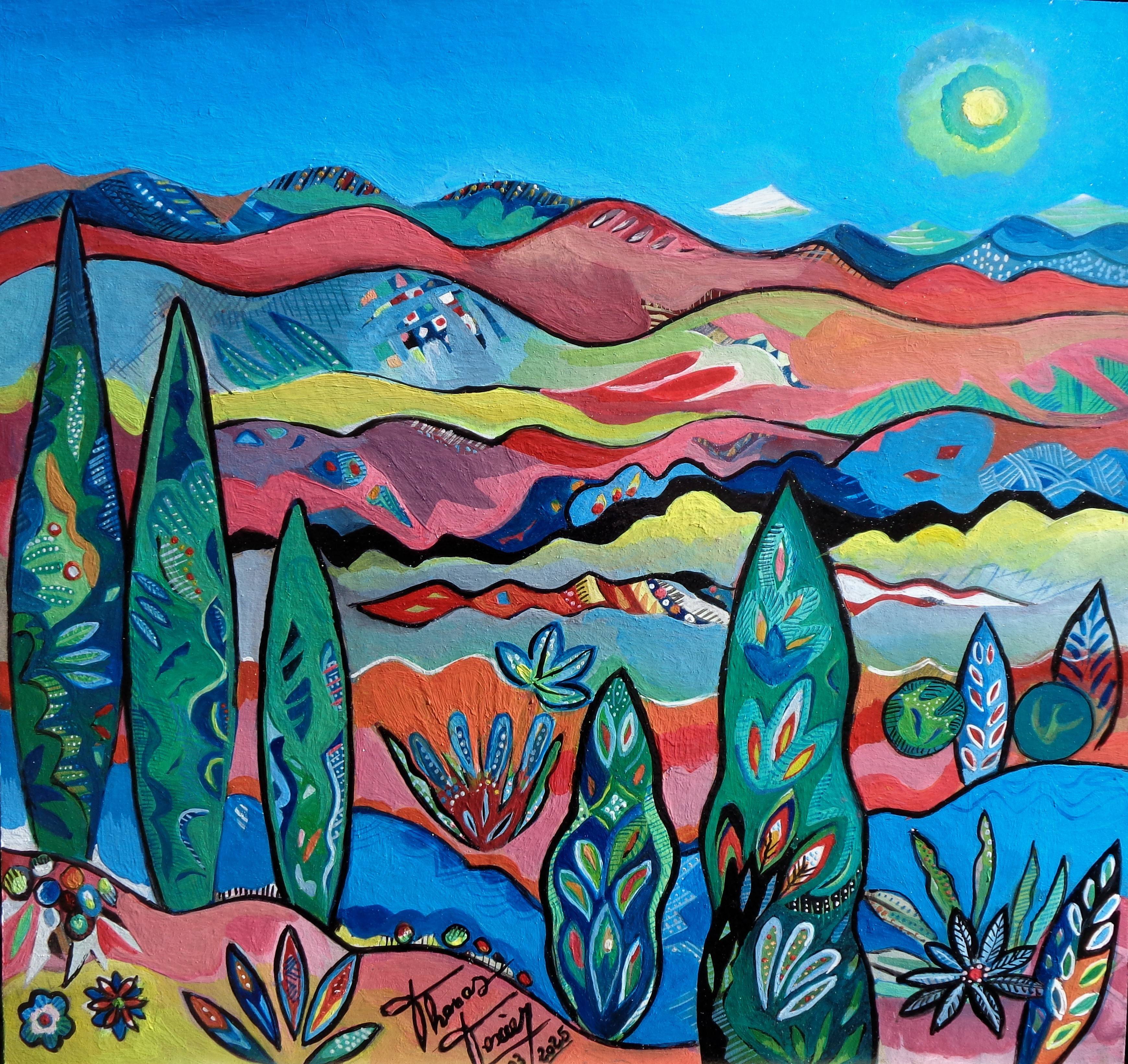 Paysage de Toscane.. Thomas Texier