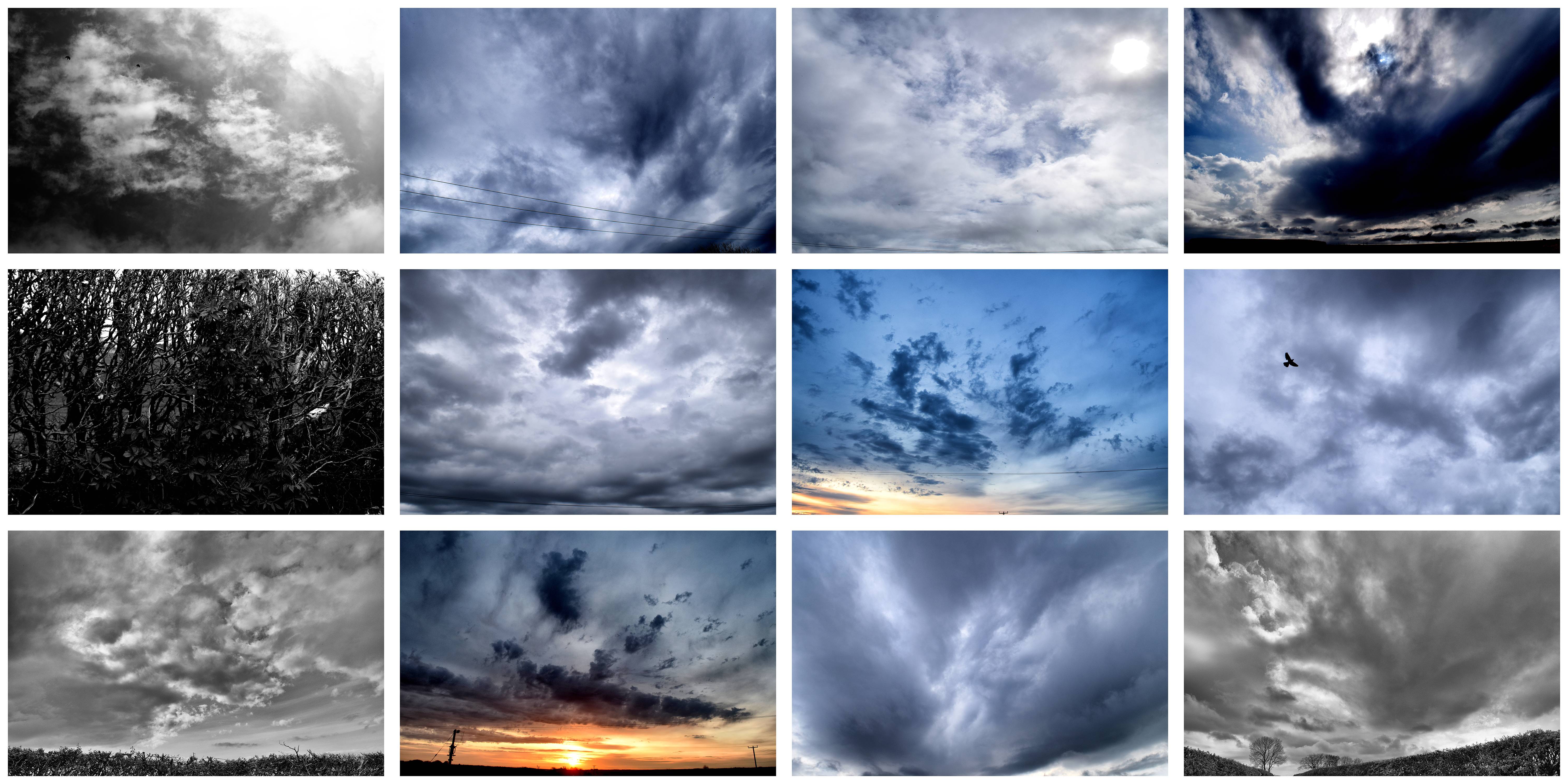 Contemporary photography cloud multi 030. Robert A Ireland Contemporary Artist