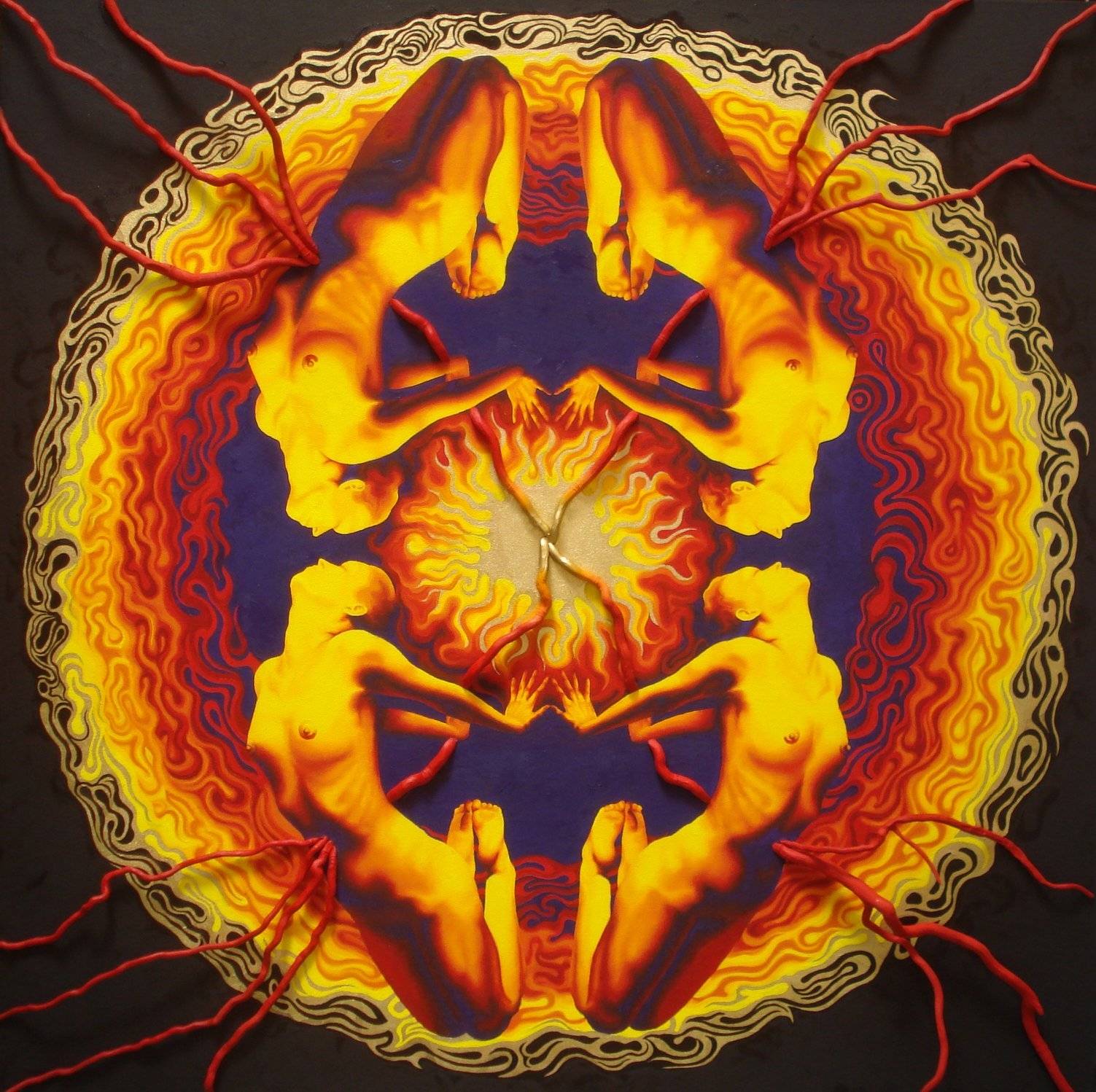 Mandala iii: Tu inmenso amor me atraviesa de extremo a extremo hasta hacerme inf. Monica Pincheira