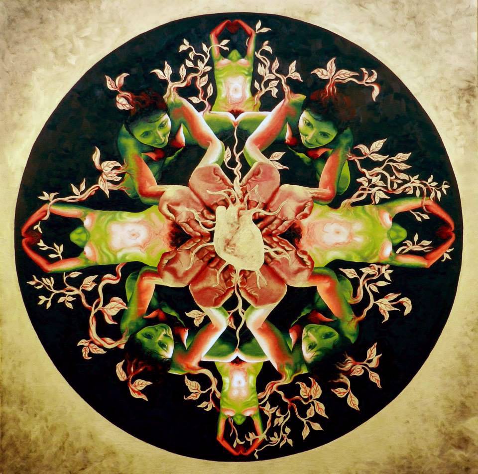 Mandala iv: Ofrenda para la sanación. Monica Pincheira