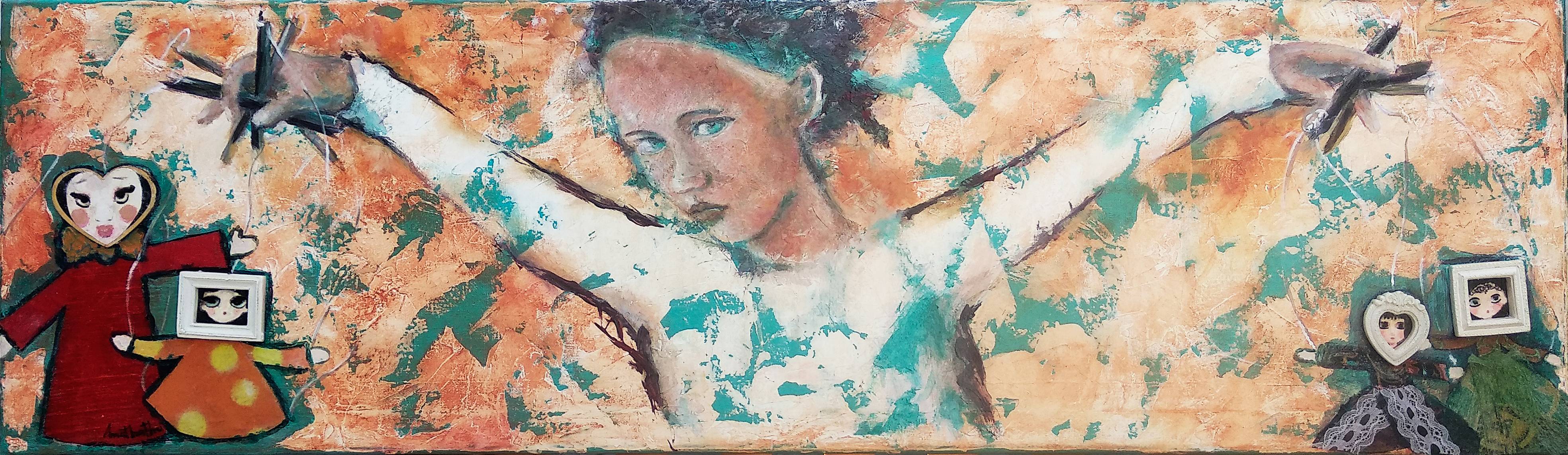 Niña con títeres. Amathathu