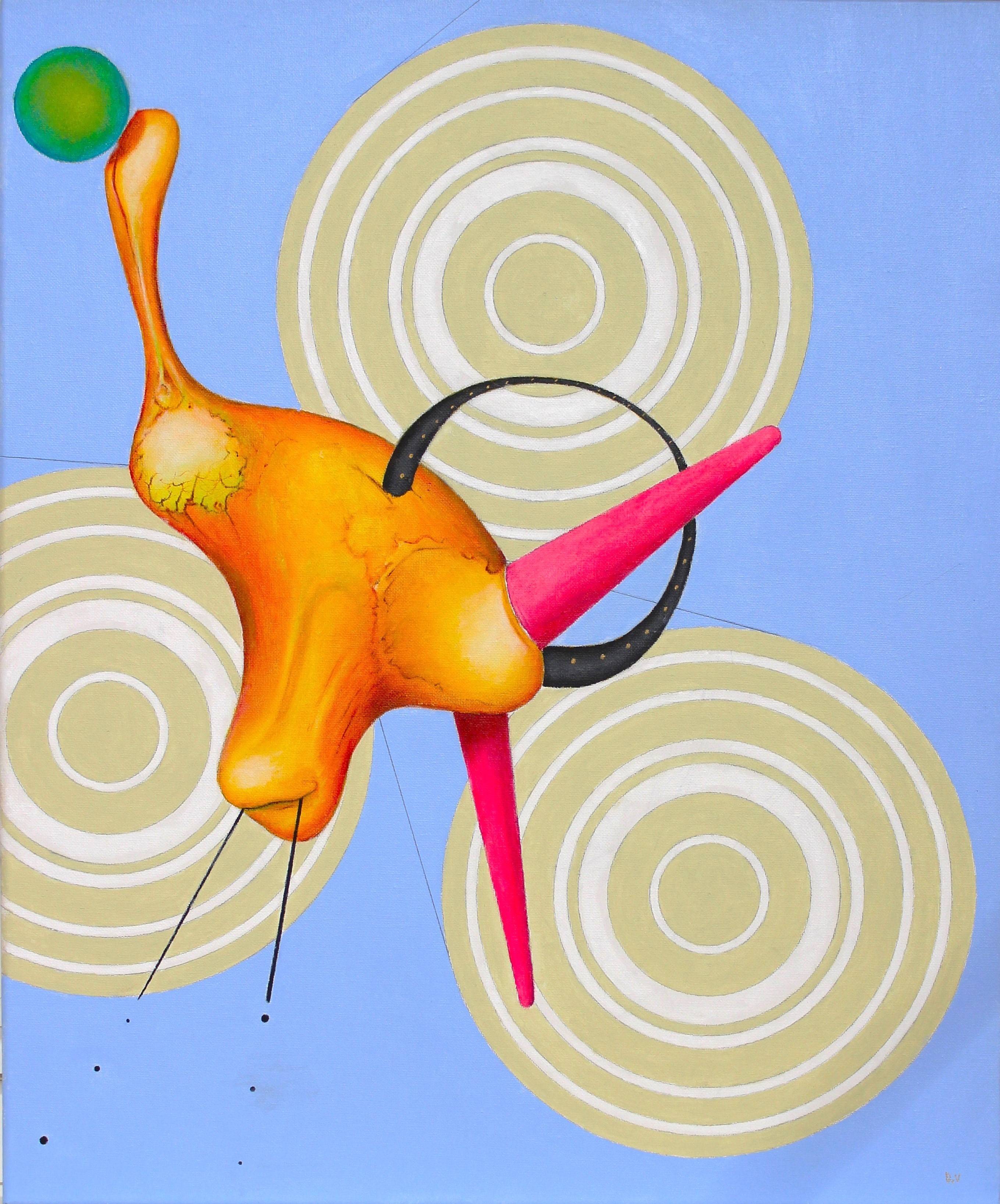 N°07 (acrylique sur toile 60cm x50 cm). 