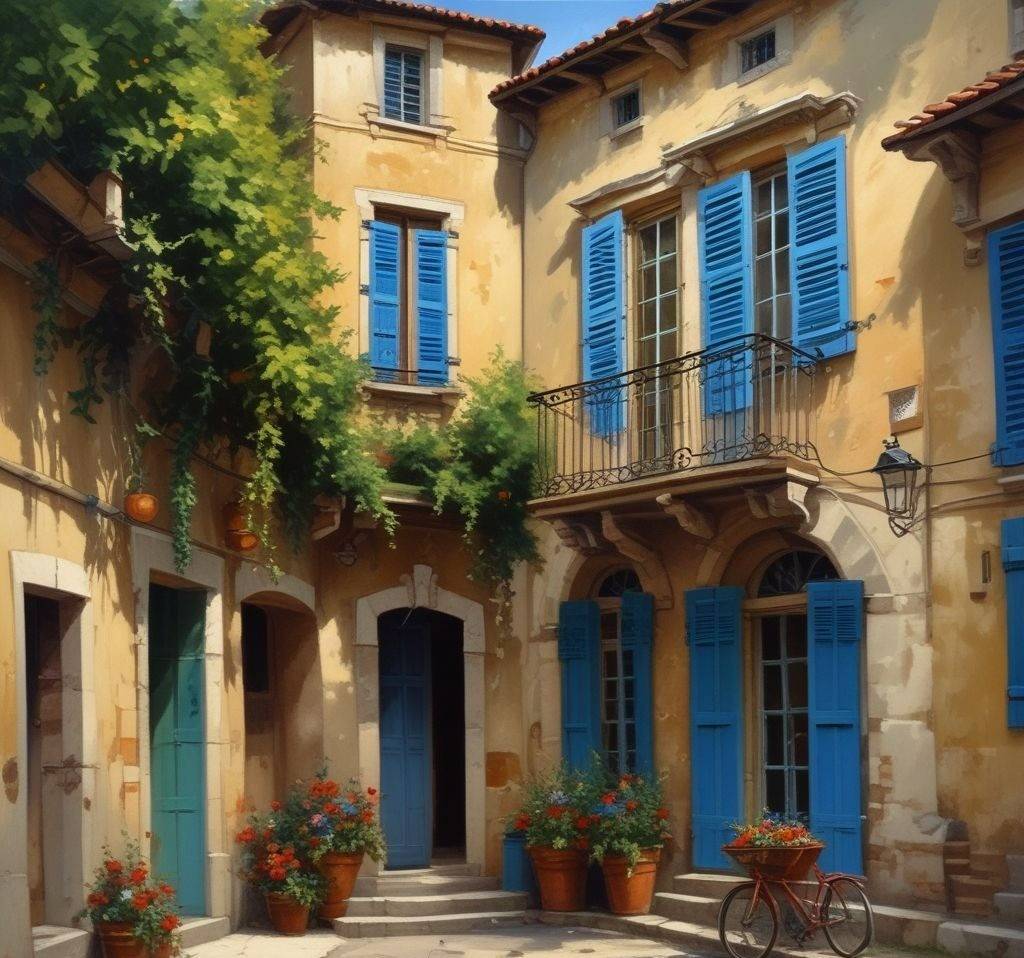 The suburbs of Paris. Ttreuox