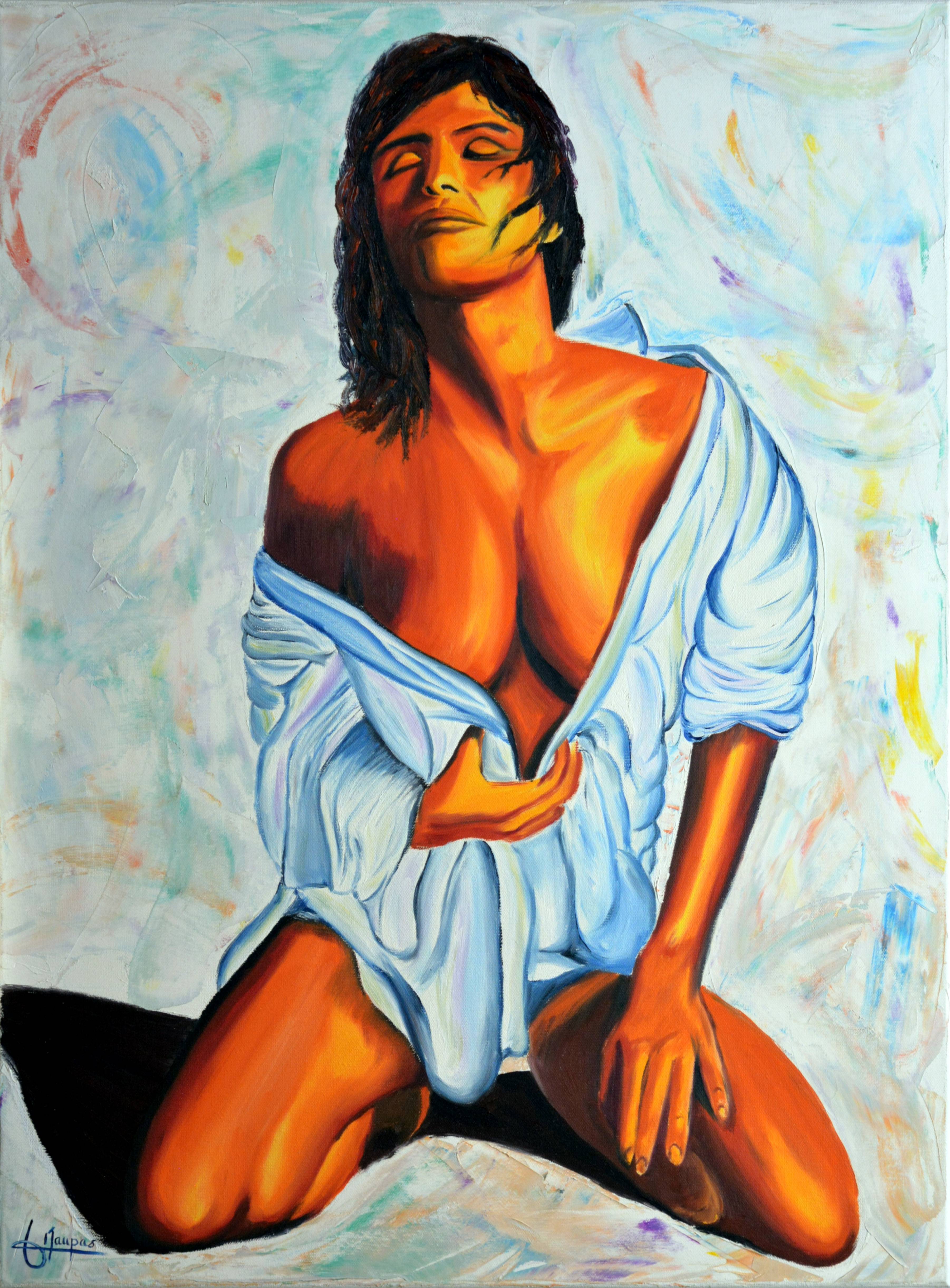 Beauté forte à genoux. Jacques Maupas Jacques Maupas