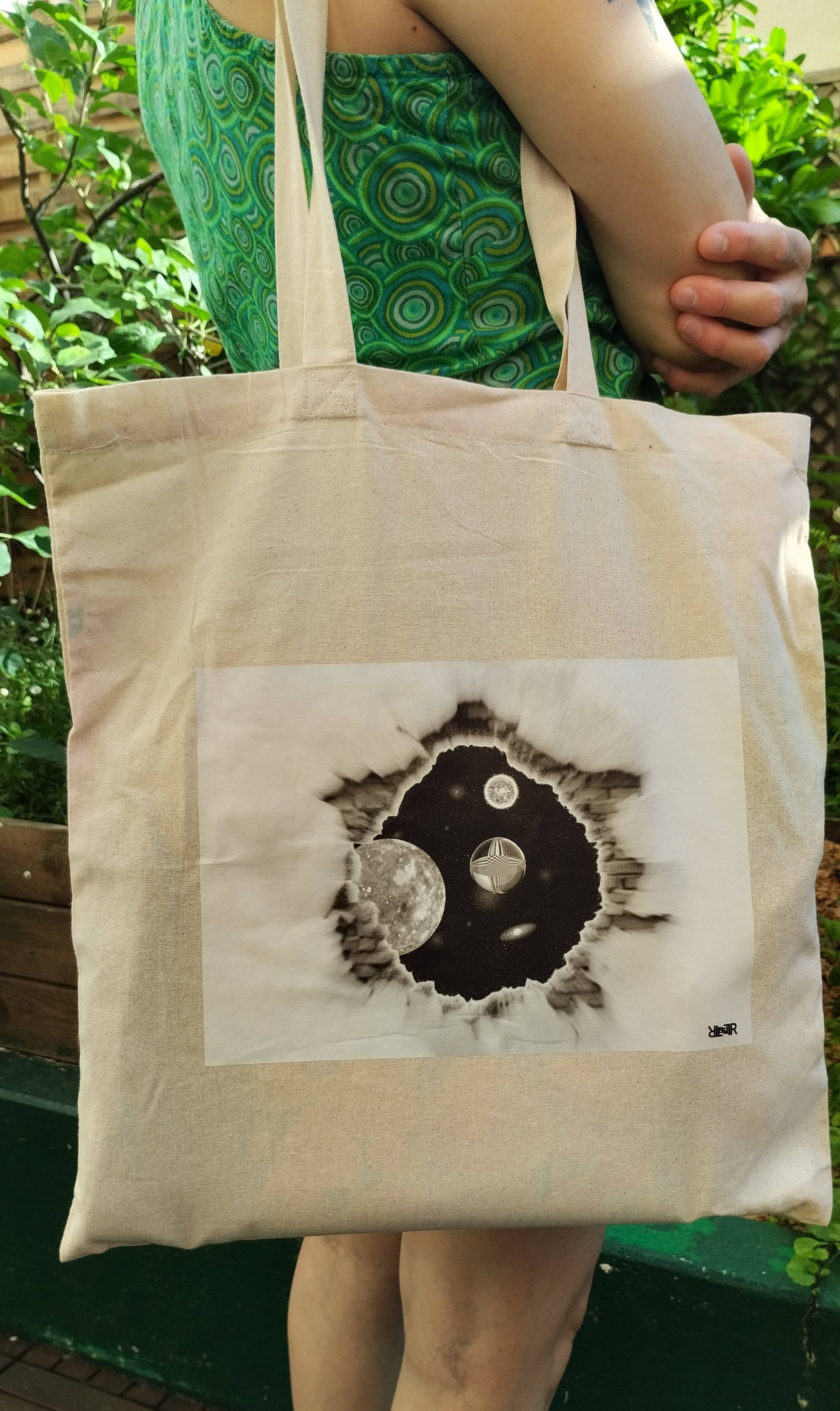 Tote bag / sac fourre-tout sphaera in universo suo. Tinwē Création