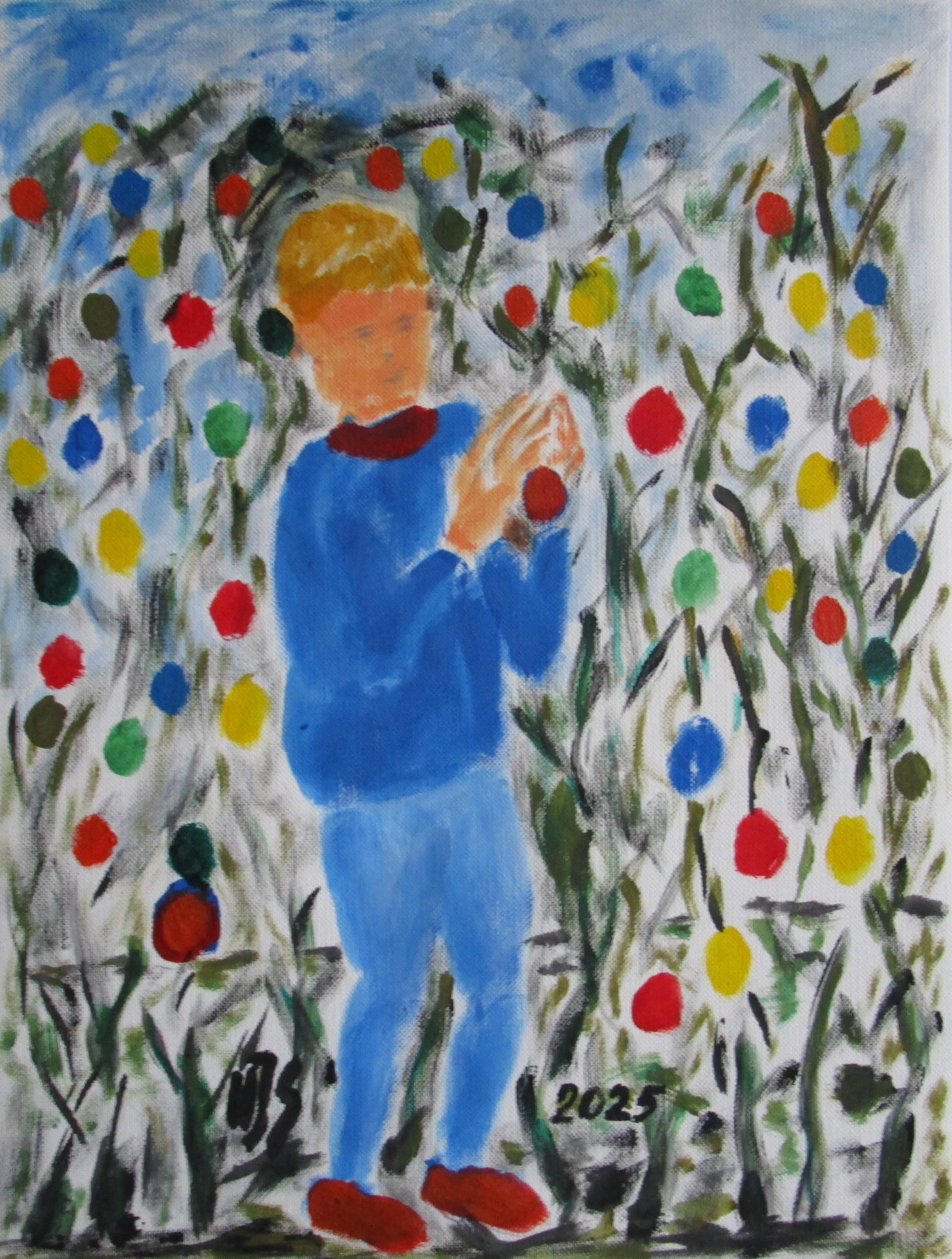 Ostereierhecke. Hans-Joachim Salchow