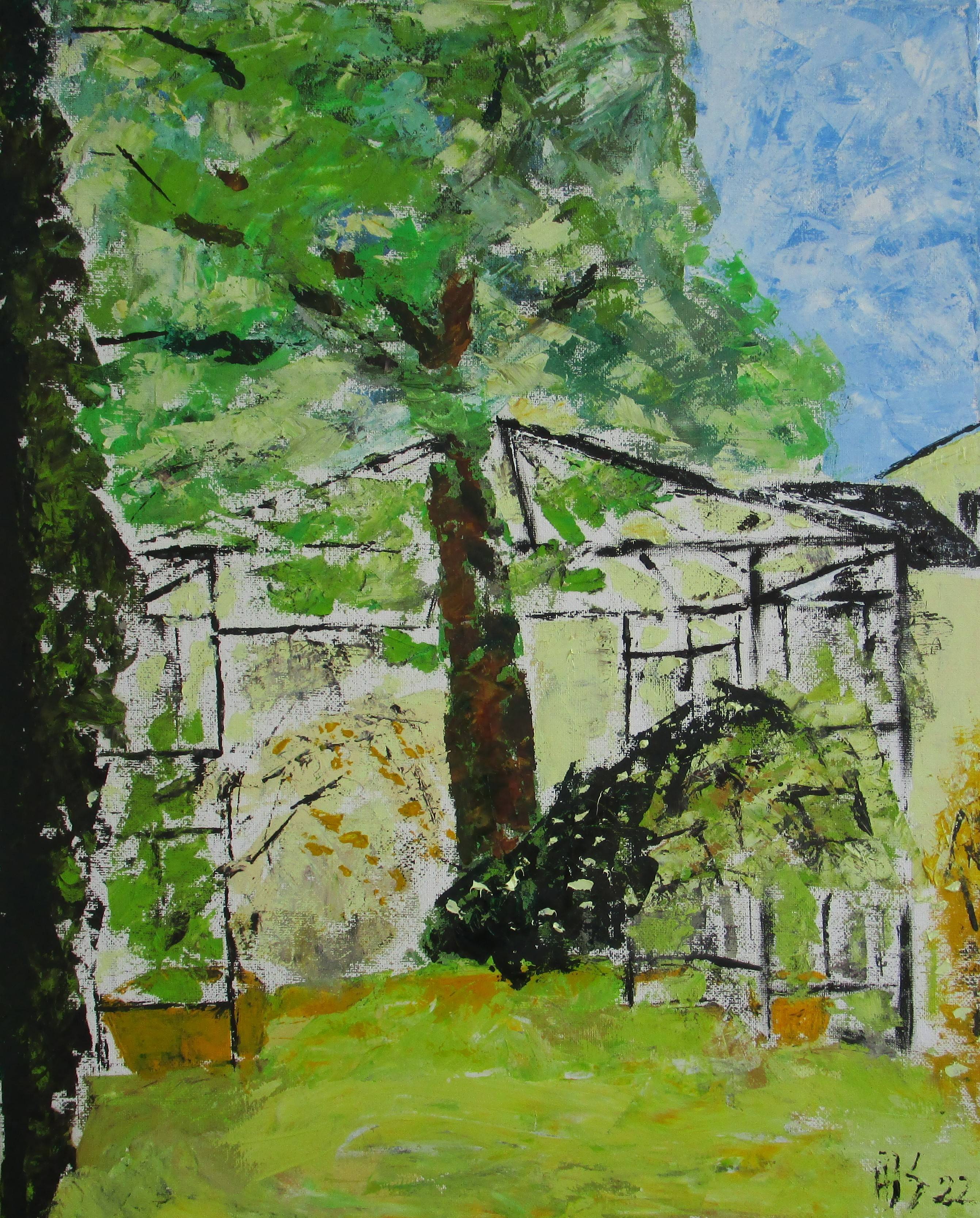 Park in Göhren. Hans-Joachim Salchow