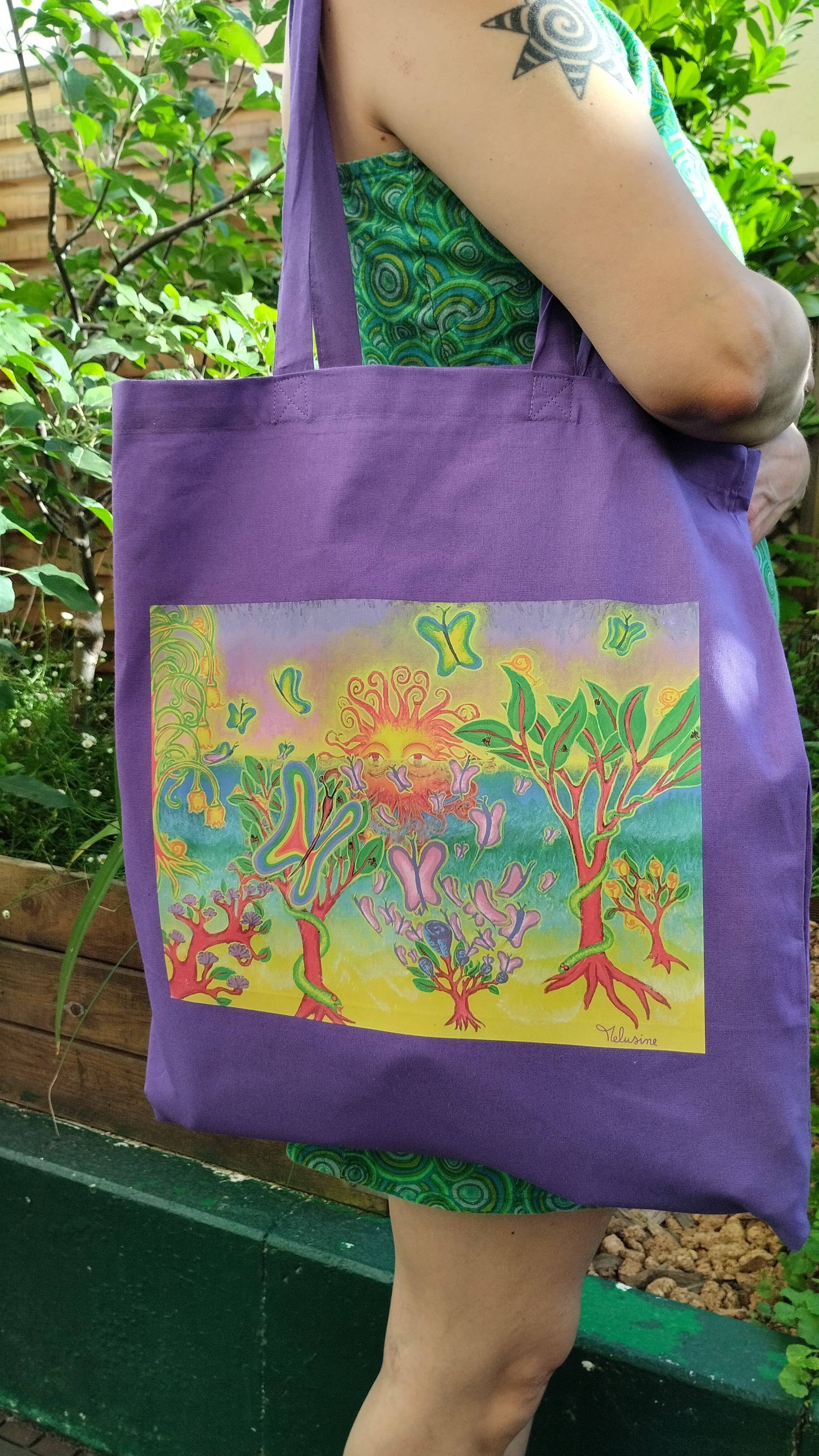 Tote bag / sac fourre-tout Anarórë. Tinwē Création