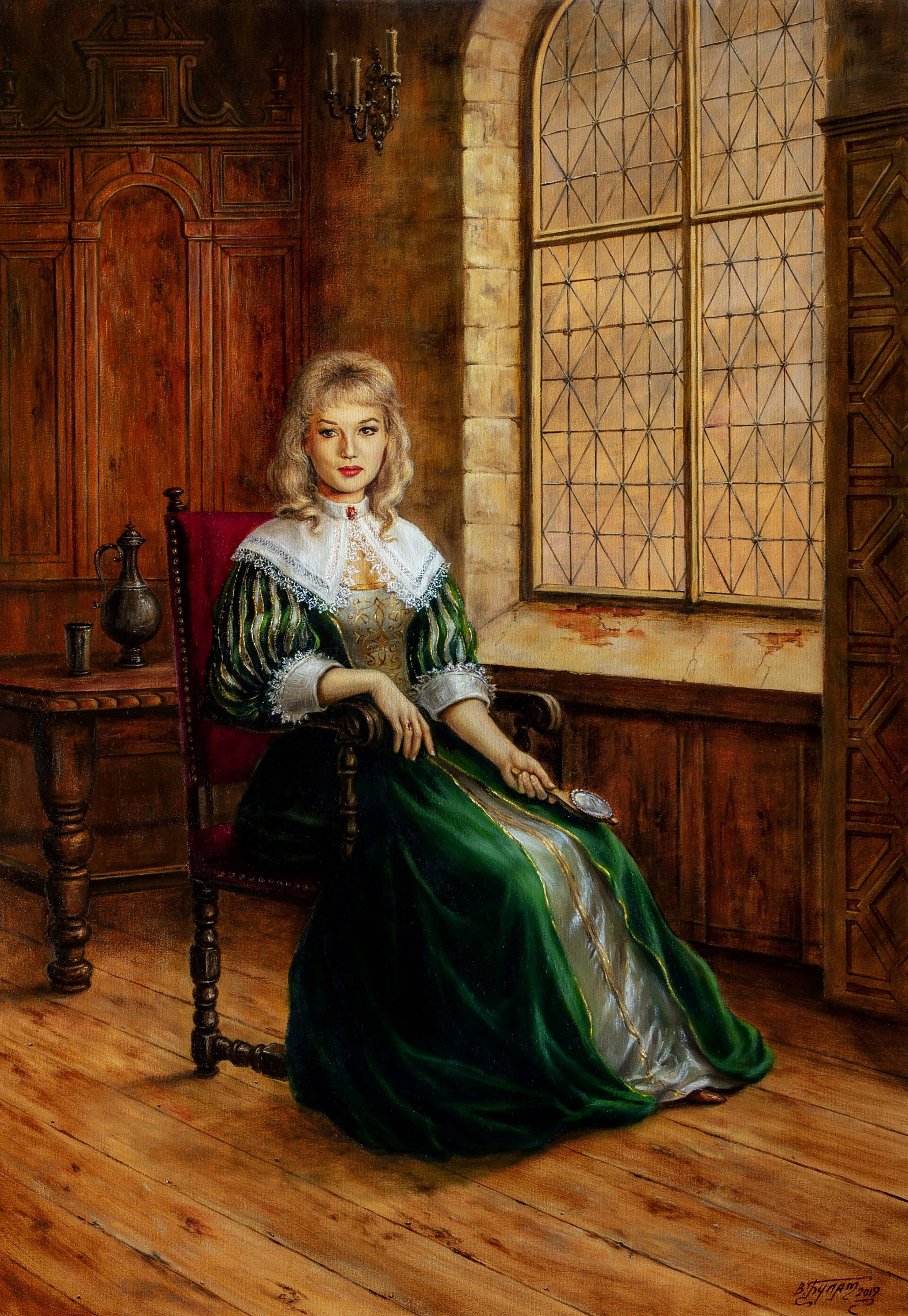 Oil painting «My Strength is in My Weakness» - Based on A. Dumas's «The Three m. Ukrainian Vintage