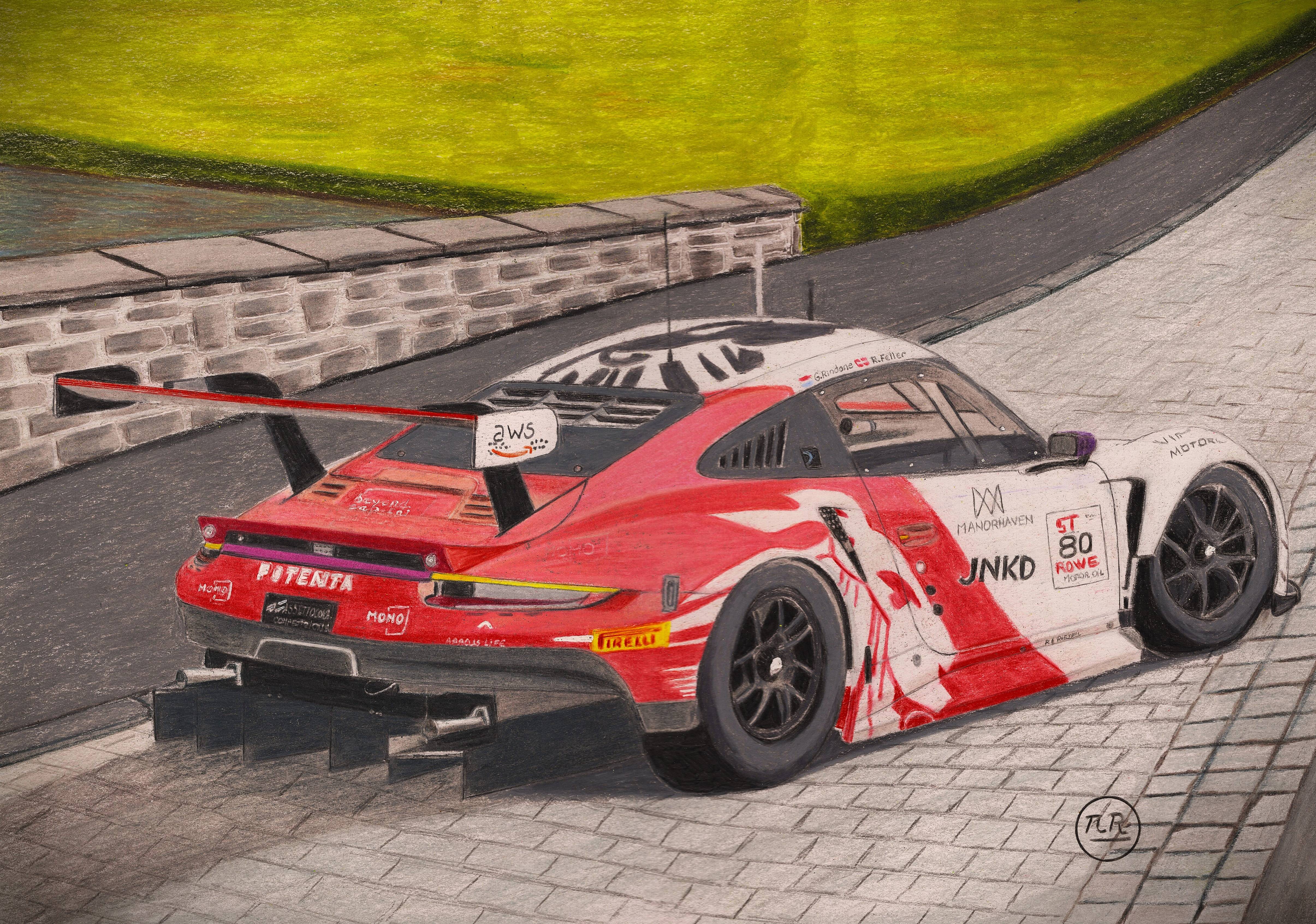 Porsche 911 gt3 r (991.2). Πr Dessins