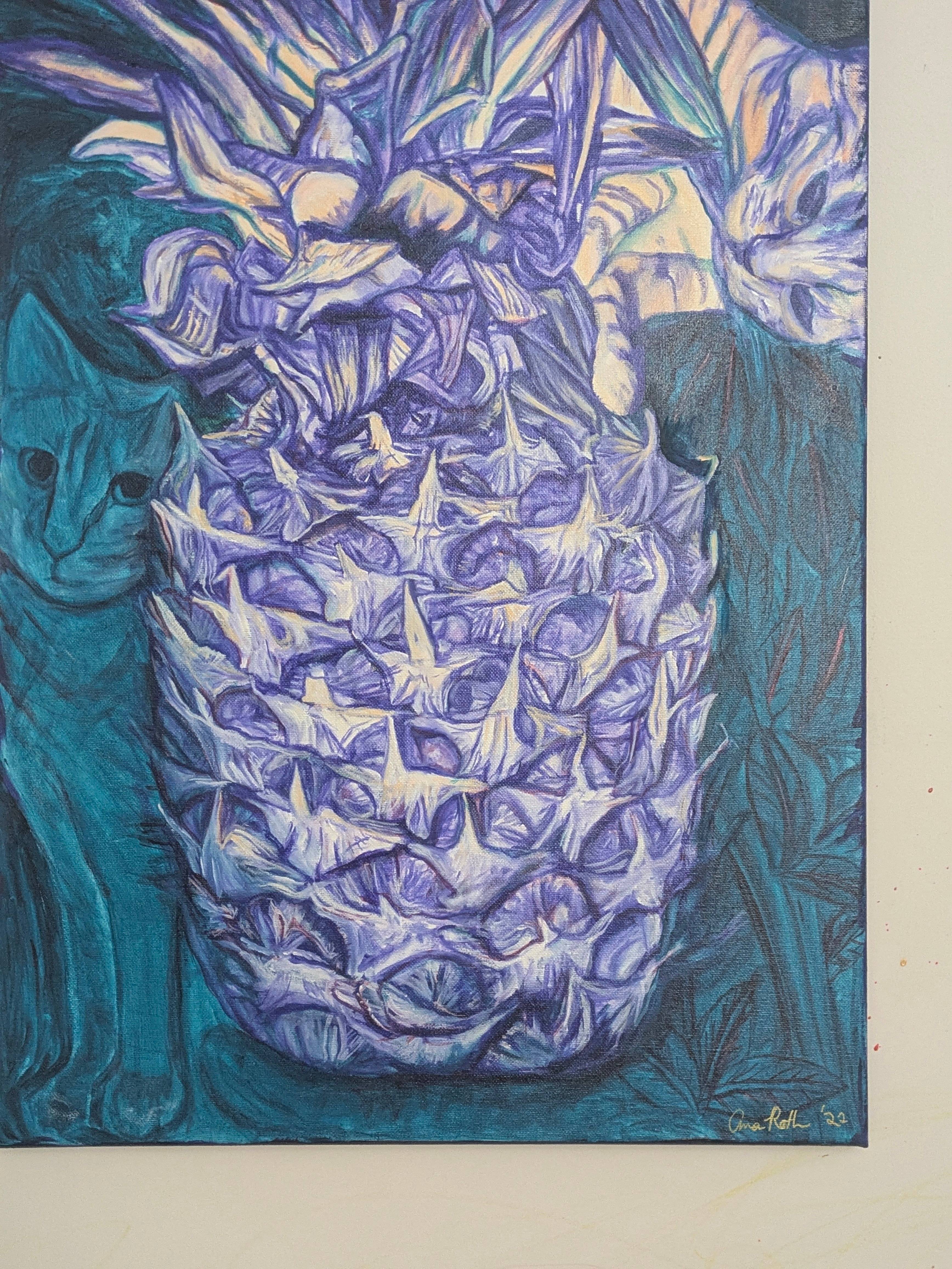 Purple pineapple. Anna Roth
