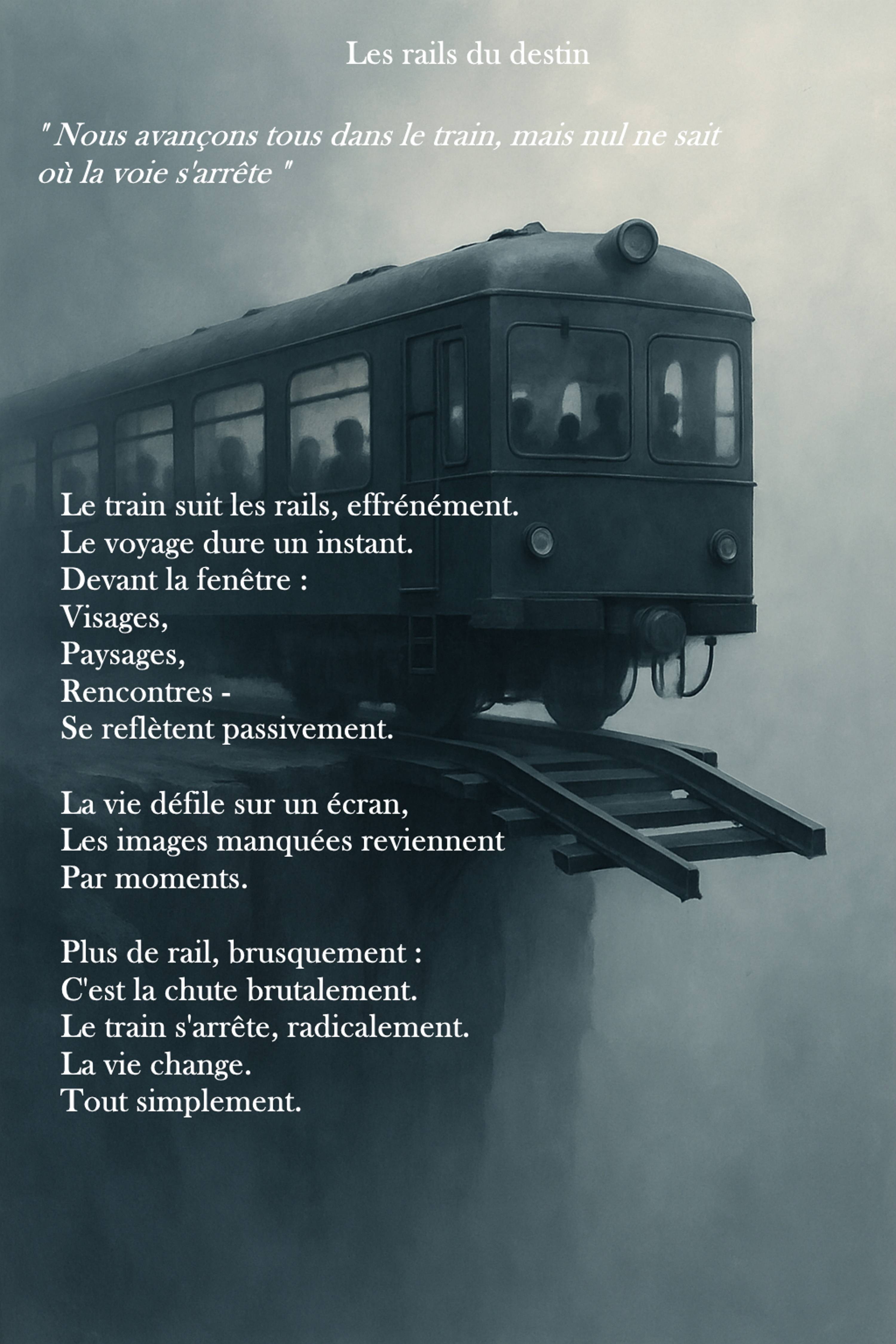 Les rails du destin. Jean Christophe Menay
