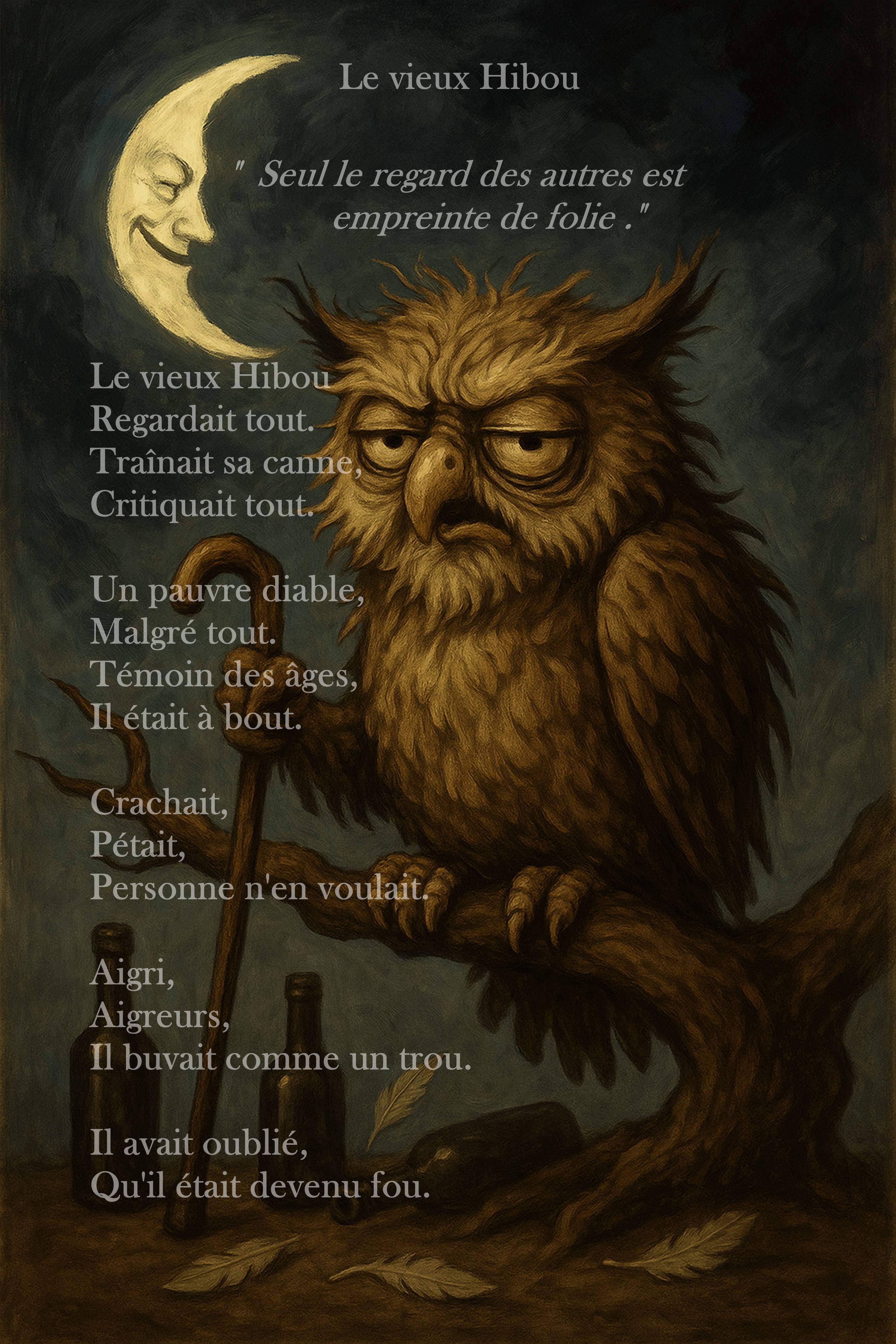 Le vieux Hibou. Jean Christophe Menay
