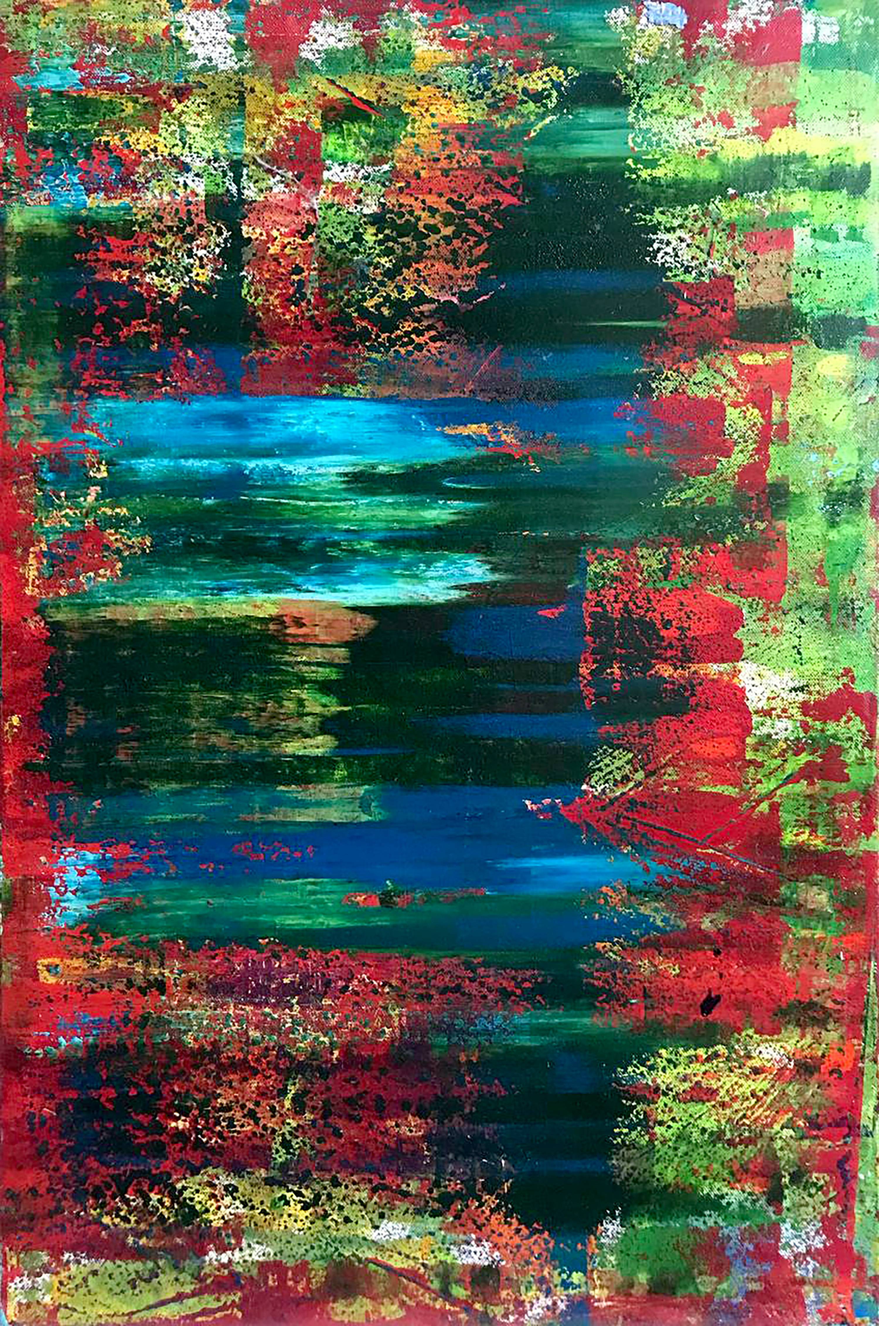 Oil painting Autumn Speed. 