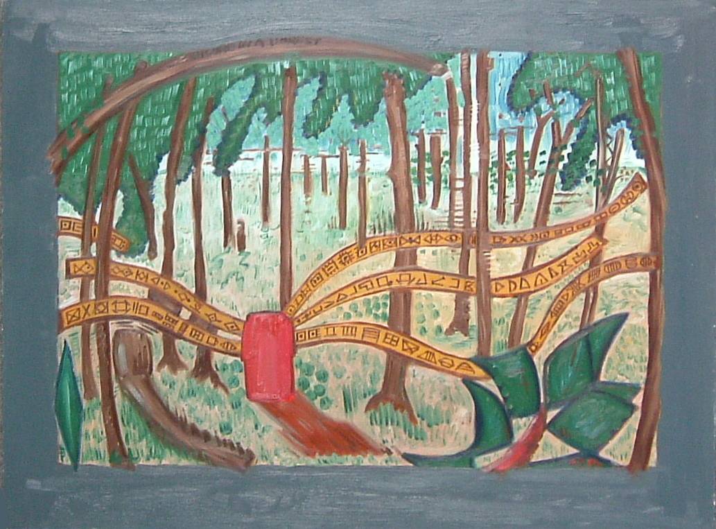 Sculpture In a Wood. 