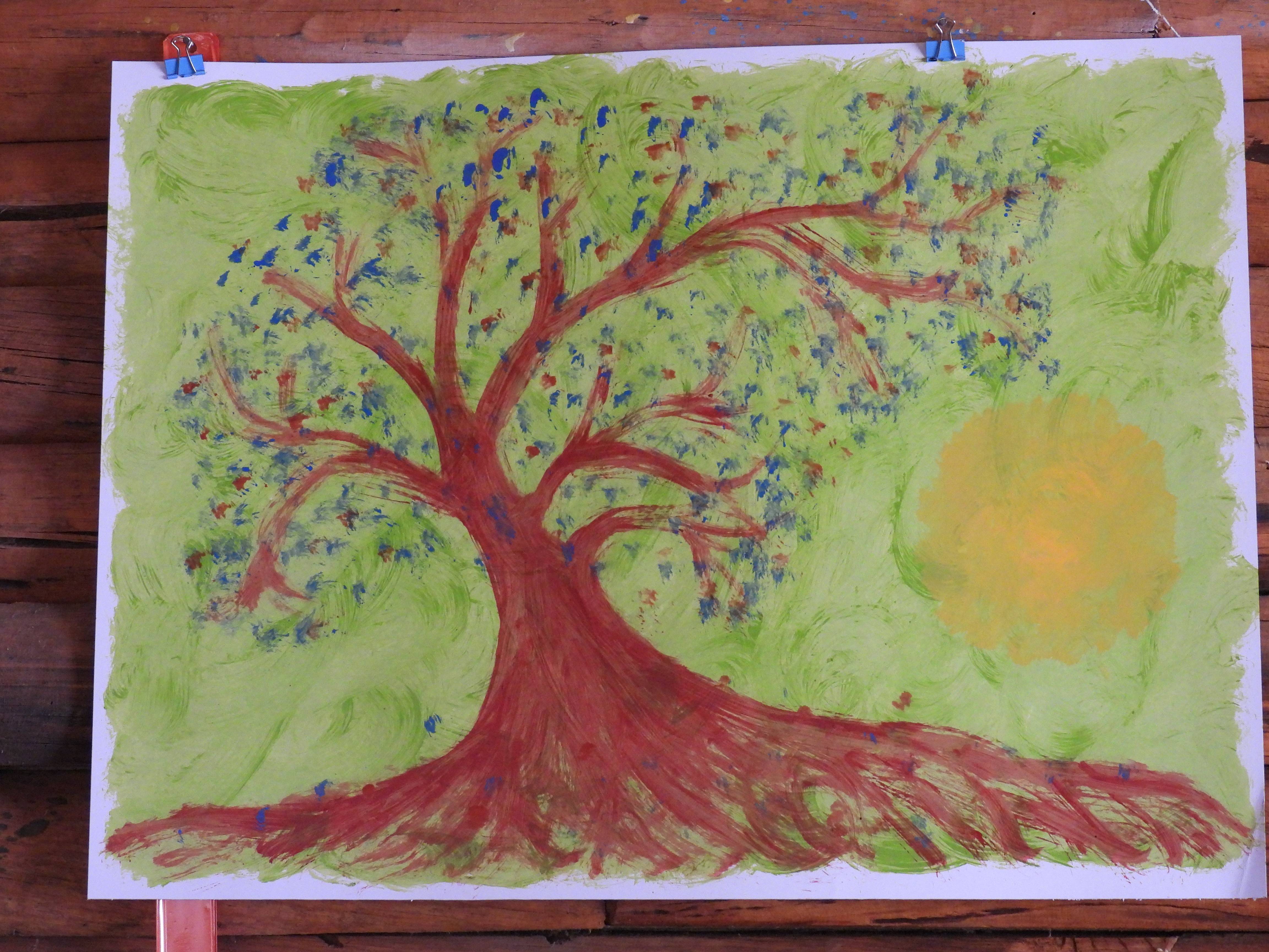 Arbol rojo. 