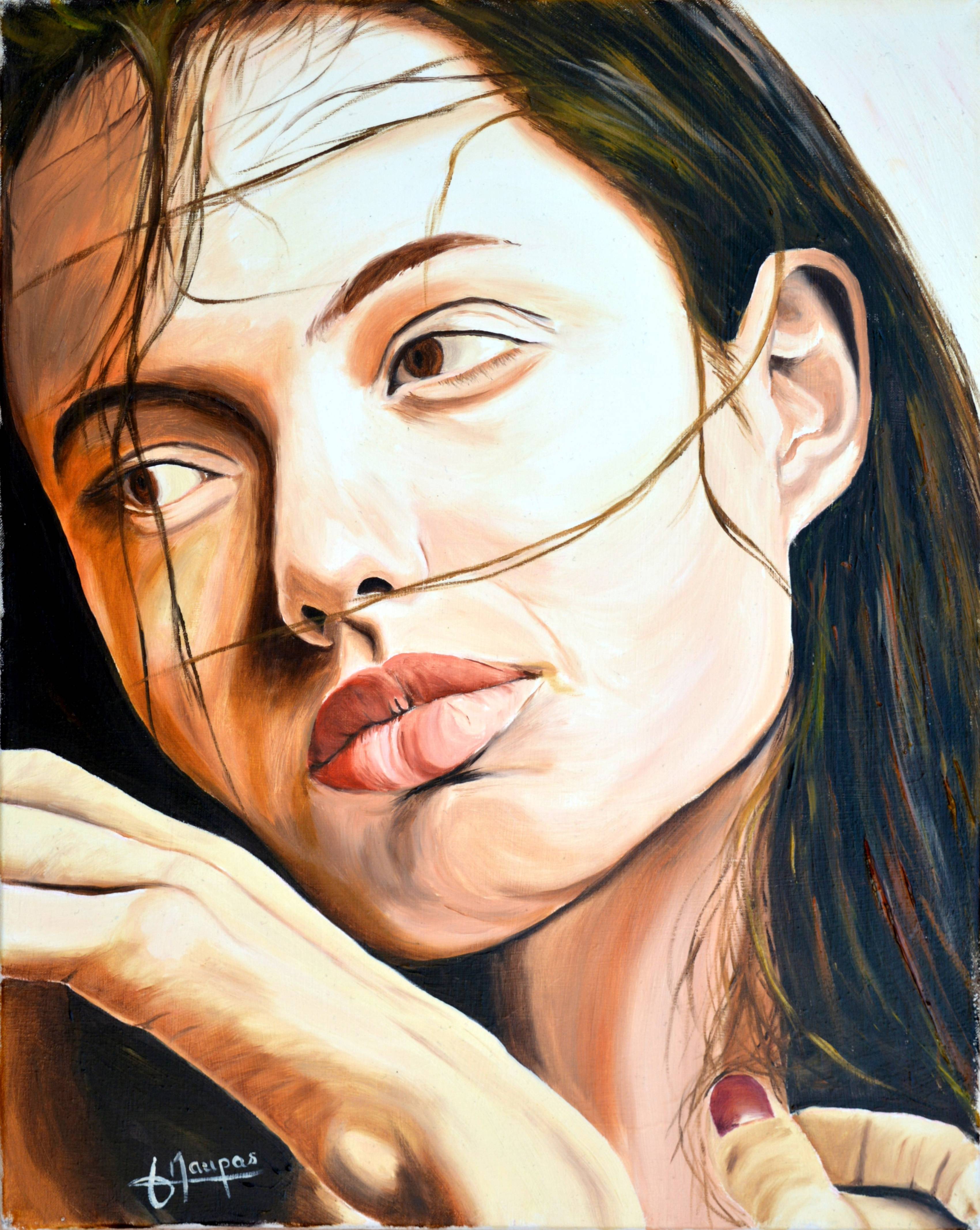 Portrait Angelina Jolie. Jacques Maupas