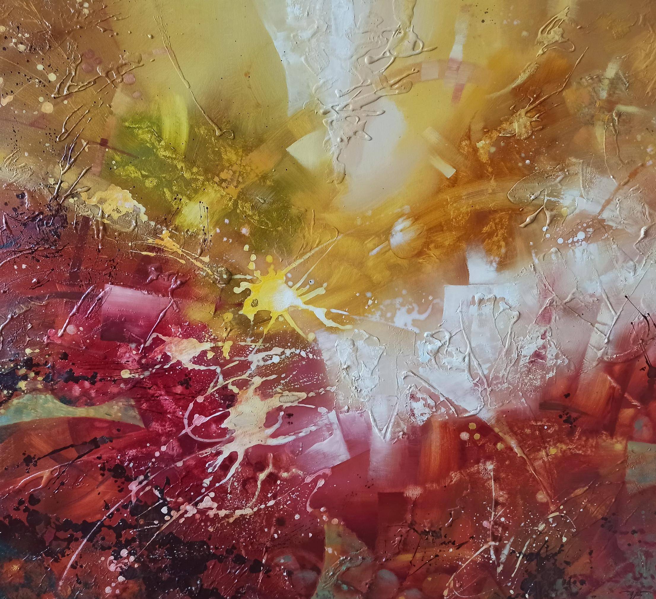 Oil painting Awakening. 